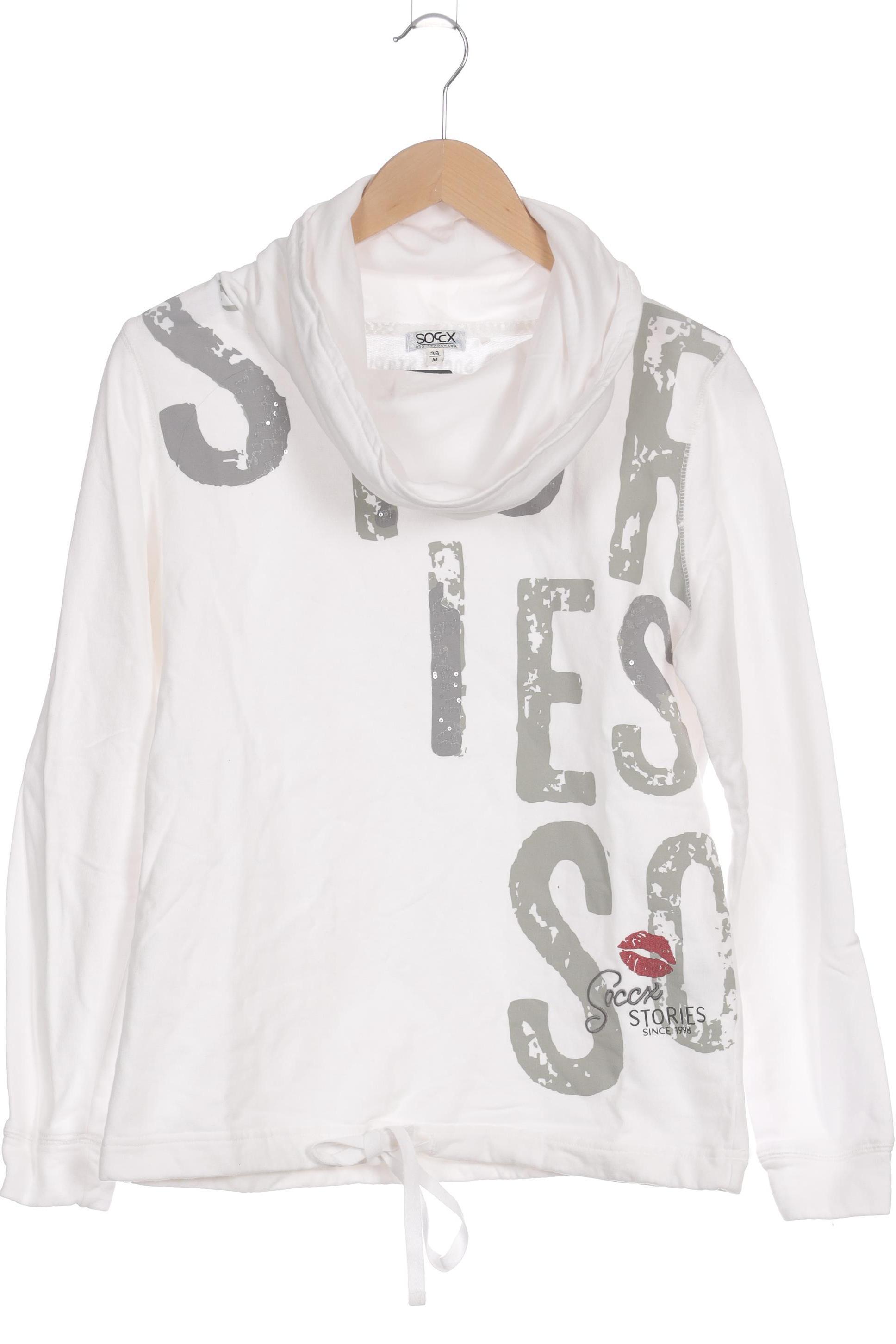 

Soccx Damen Sweatshirt, weiß, Gr.