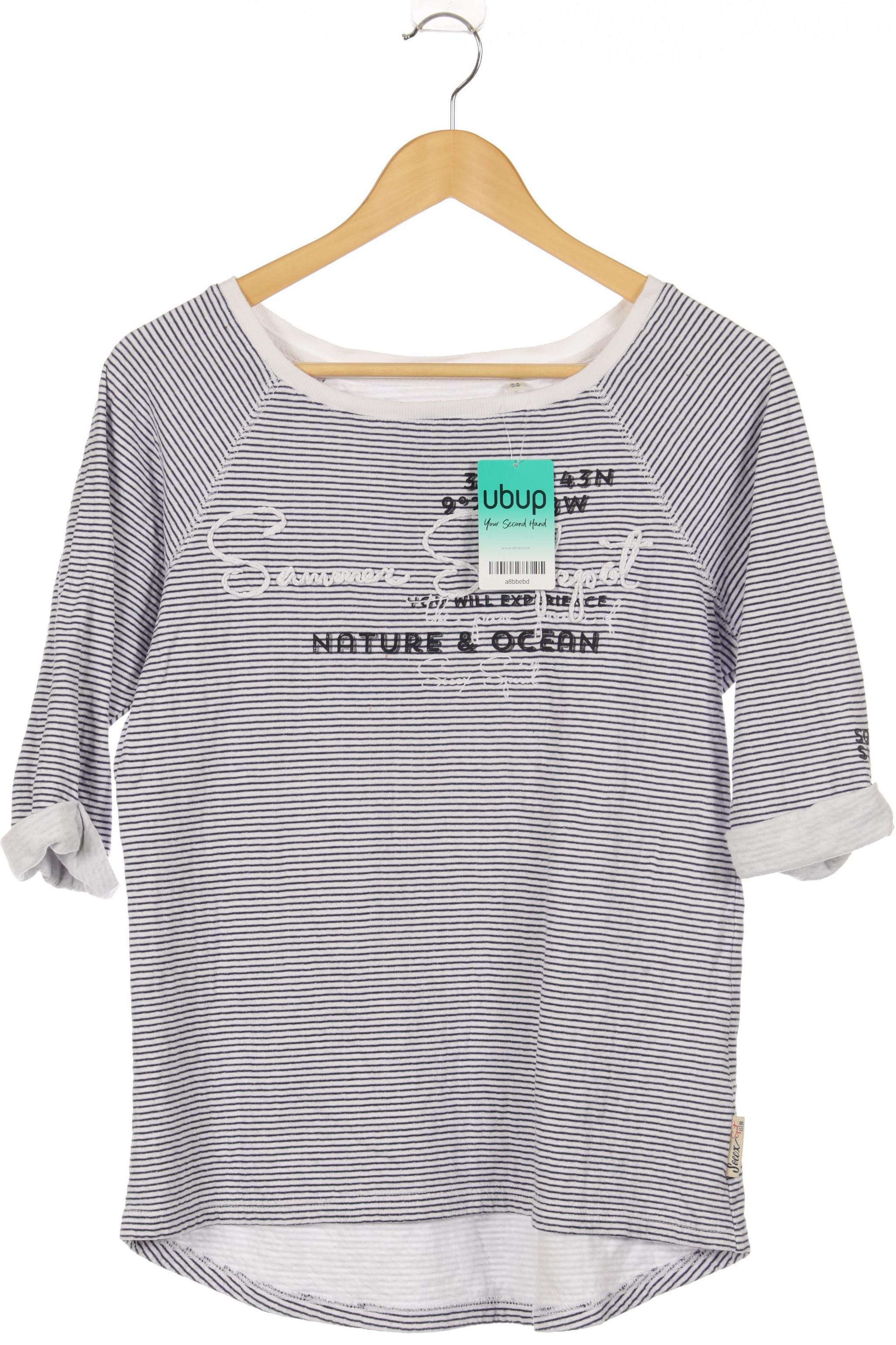 

Soccx Damen Sweatshirt, weiß, Gr. 34