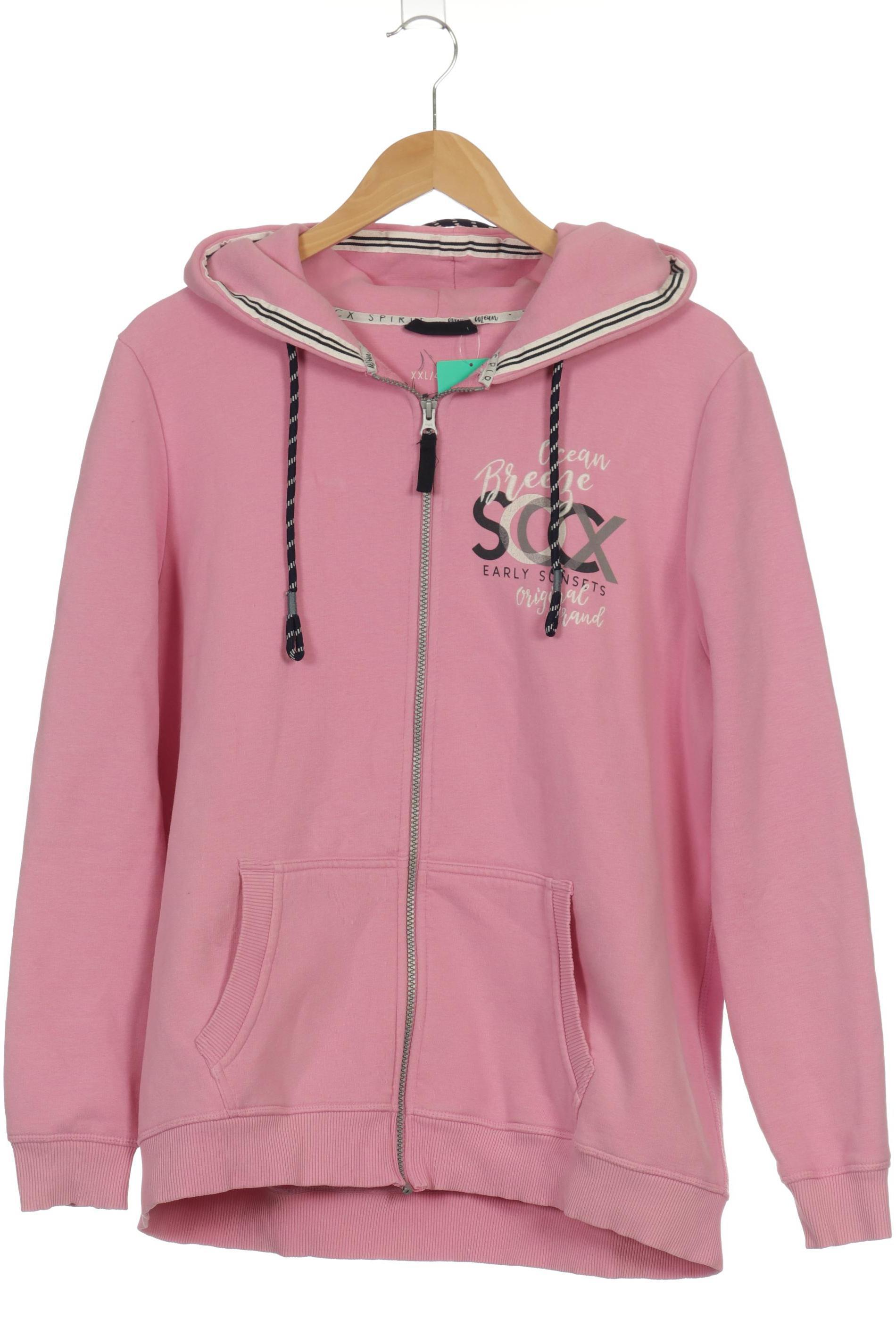 

Soccx Damen Kapuzenpullover, pink, Gr.