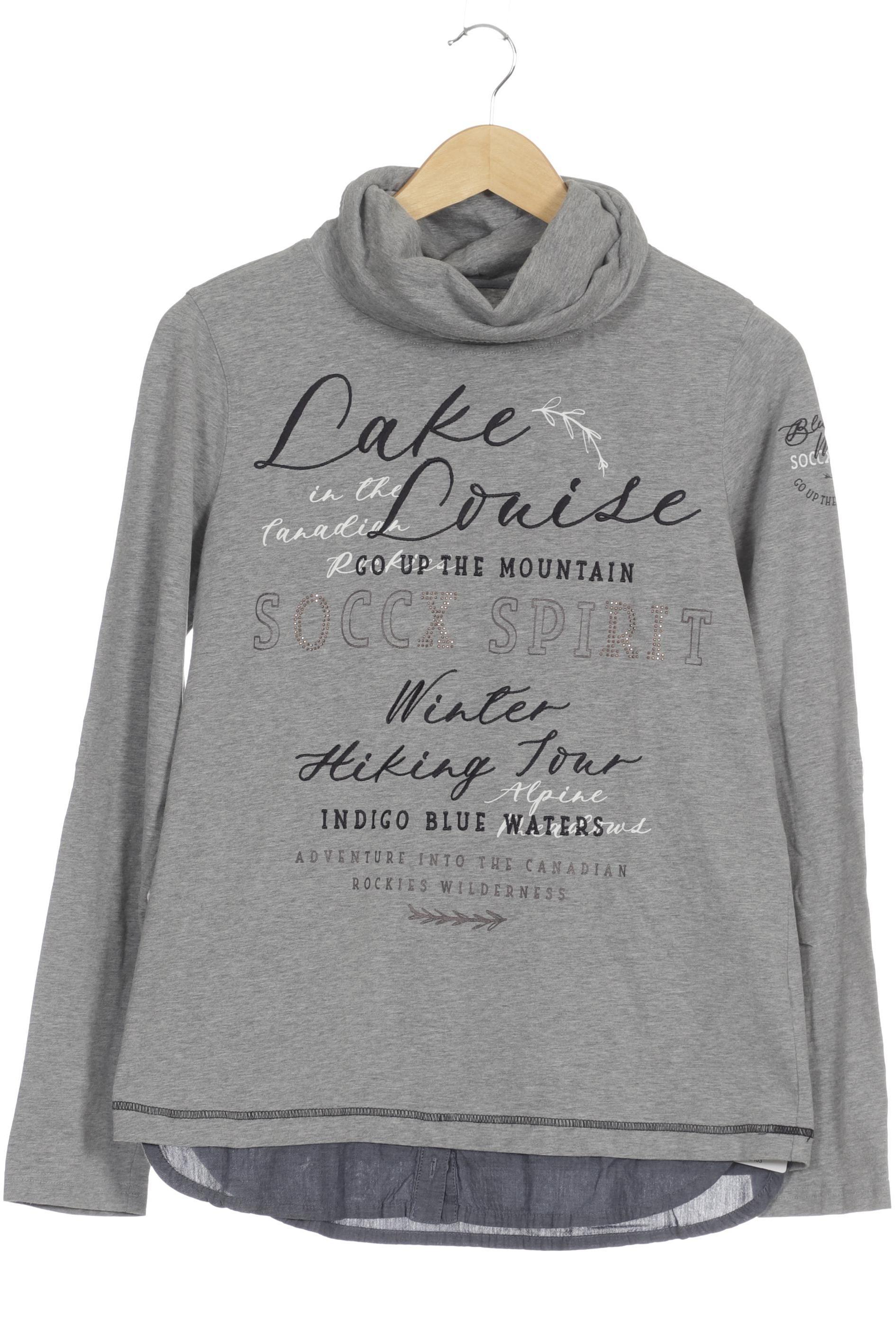 

Soccx Damen Sweatshirt, grau, Gr.