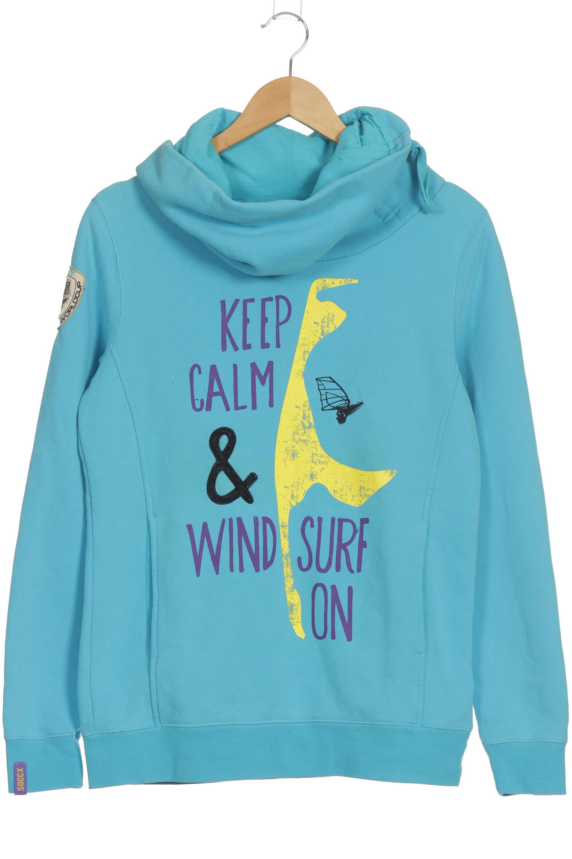 

Soccx Damen Sweatshirt, blau, Gr.