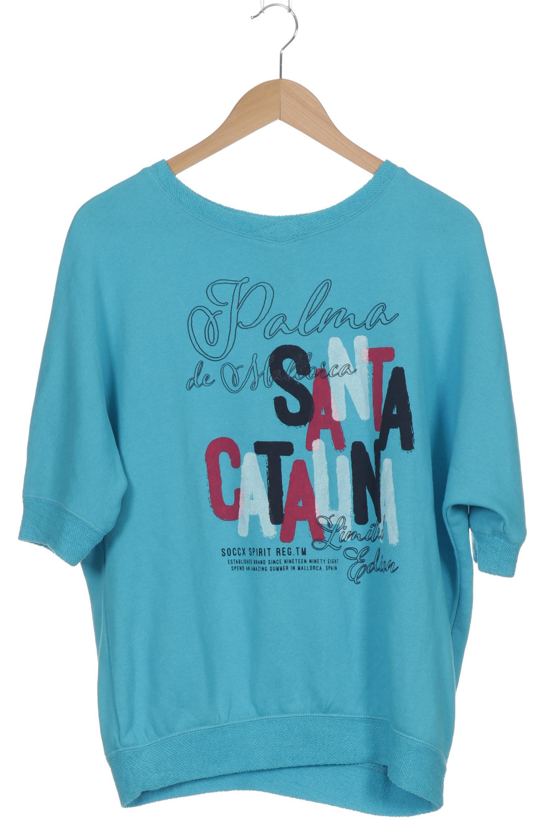 

Soccx Damen Sweatshirt, blau, Gr.