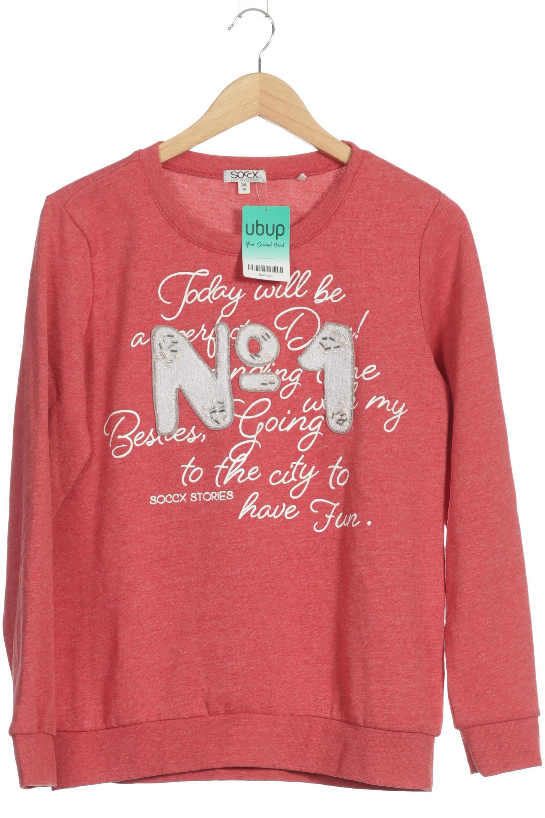 

Soccx Damen Sweatshirt, rot, Gr.