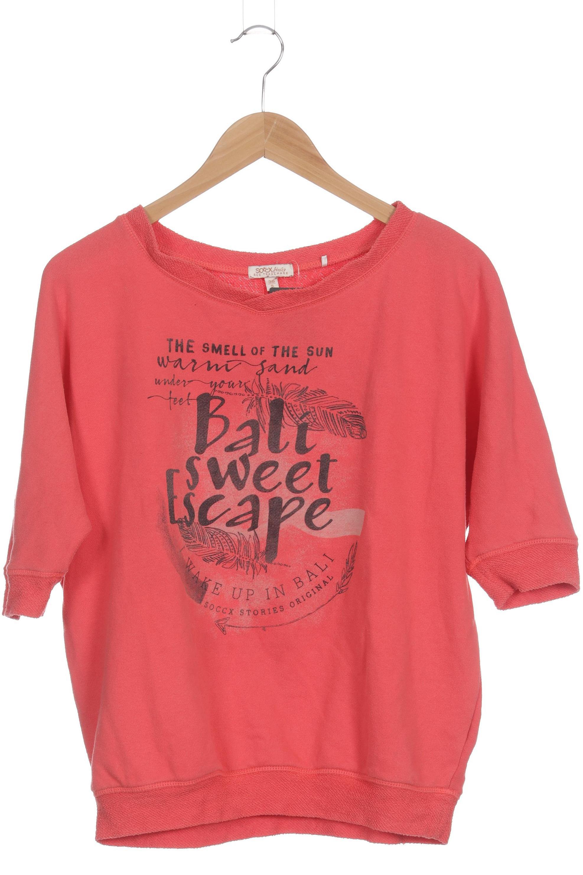 

Soccx Damen Sweatshirt, pink, Gr.