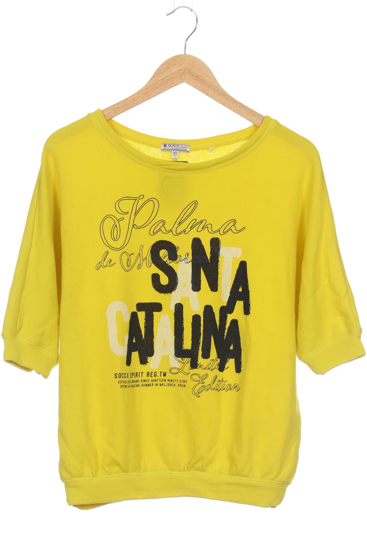 

Soccx Damen Sweatshirt, gelb, Gr. 36
