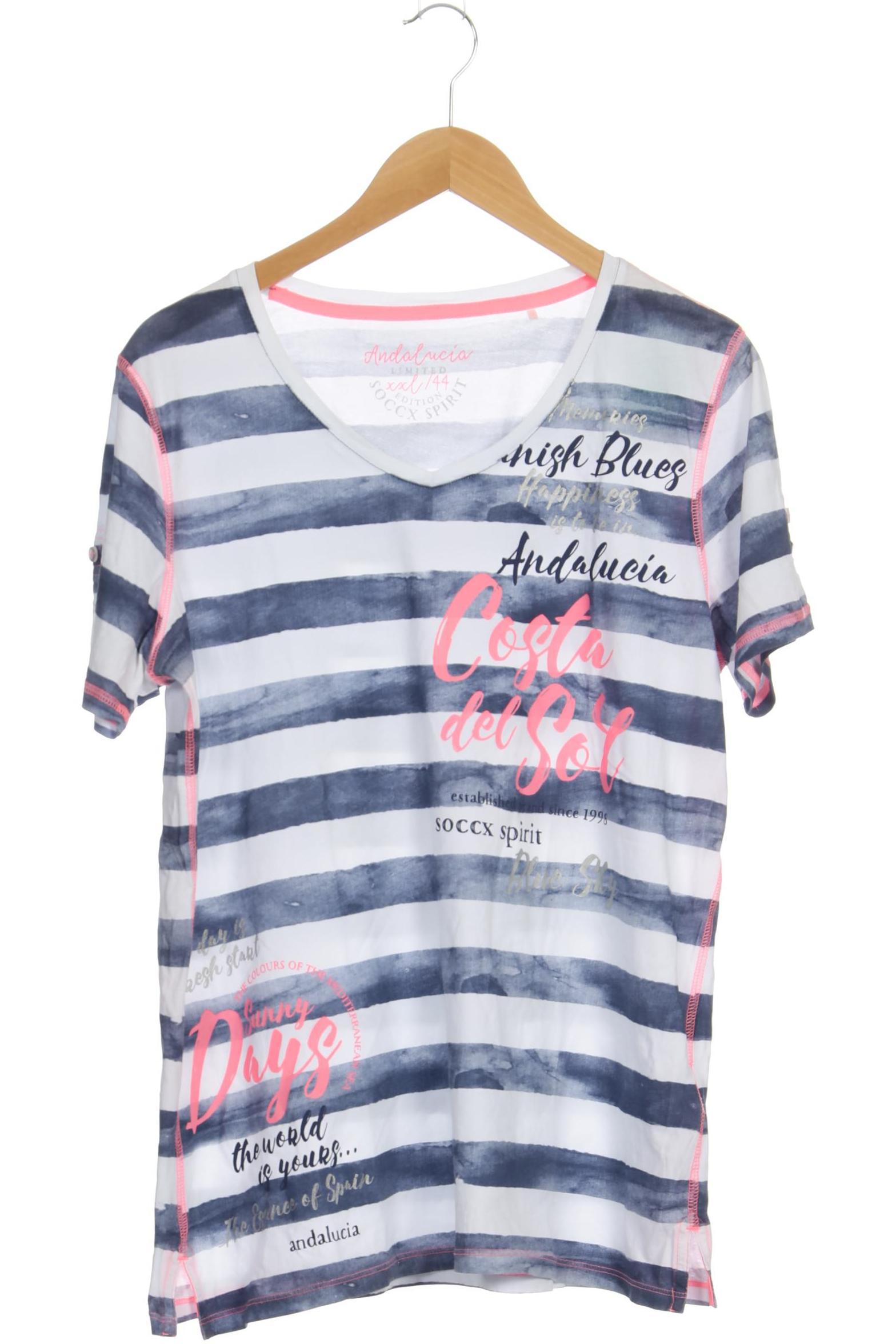 

Soccx Damen T-Shirt, weiß, Gr.