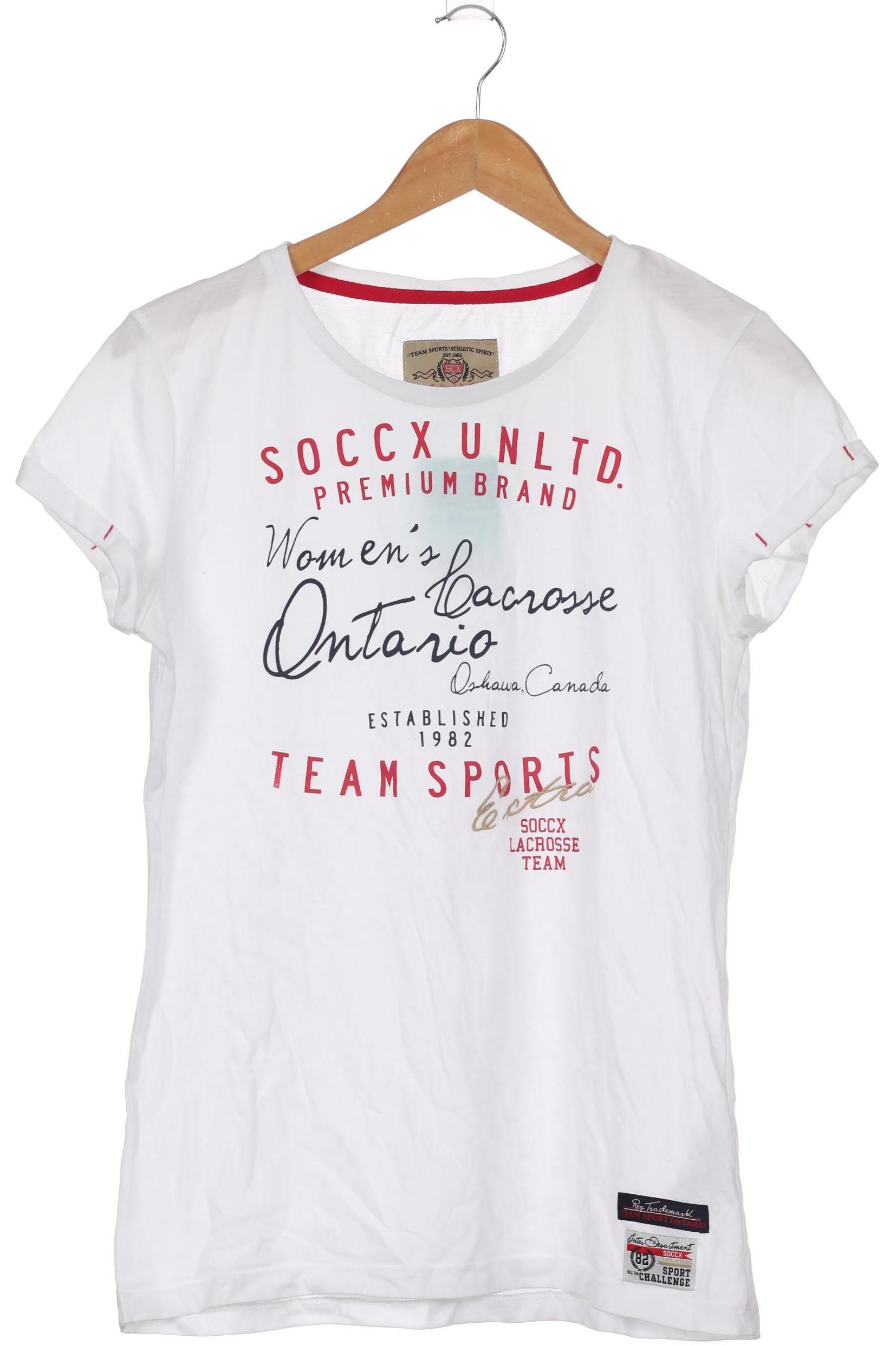 

Soccx Damen T-Shirt, weiß, Gr.