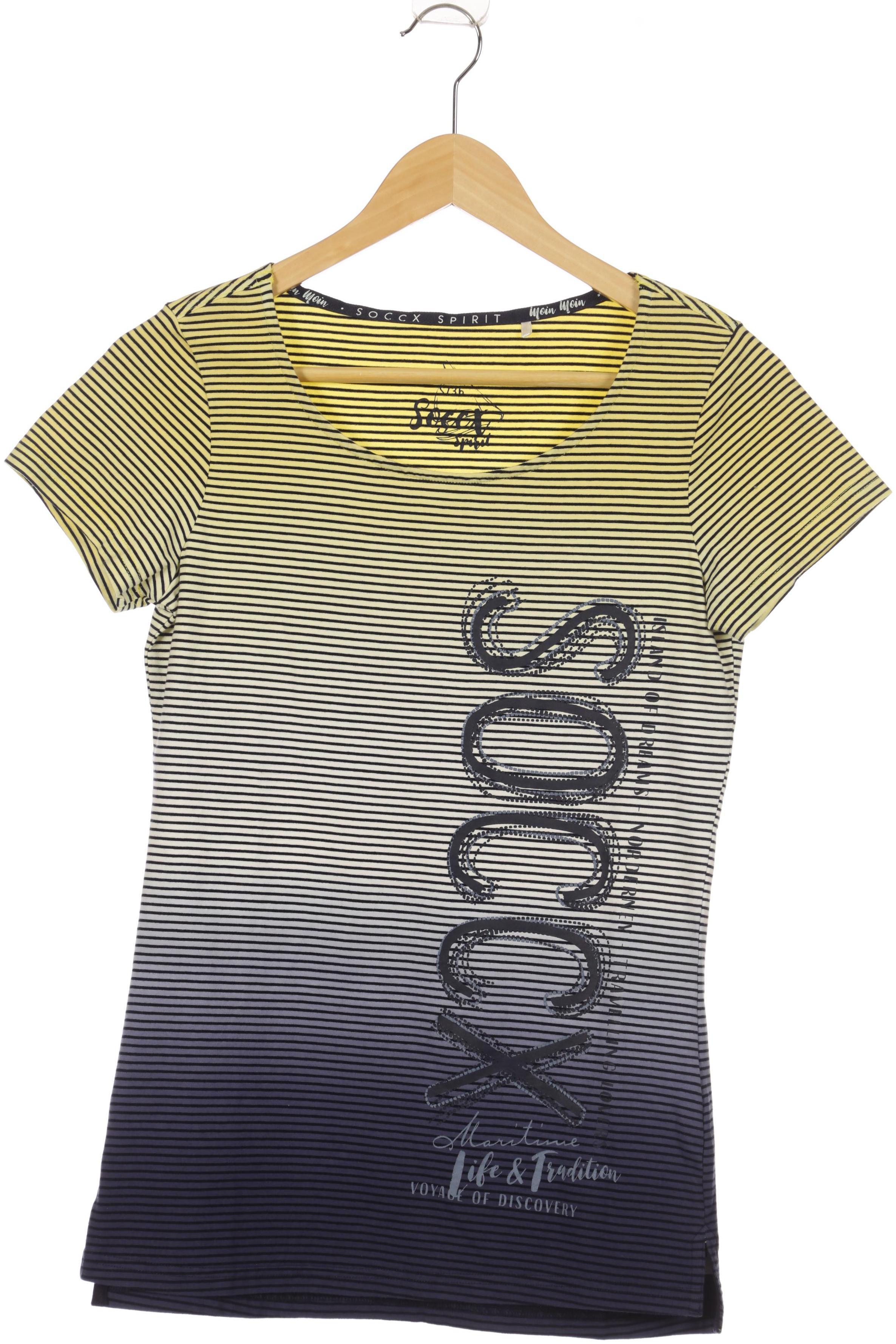 

Soccx Damen T-Shirt, braun, Gr. 36