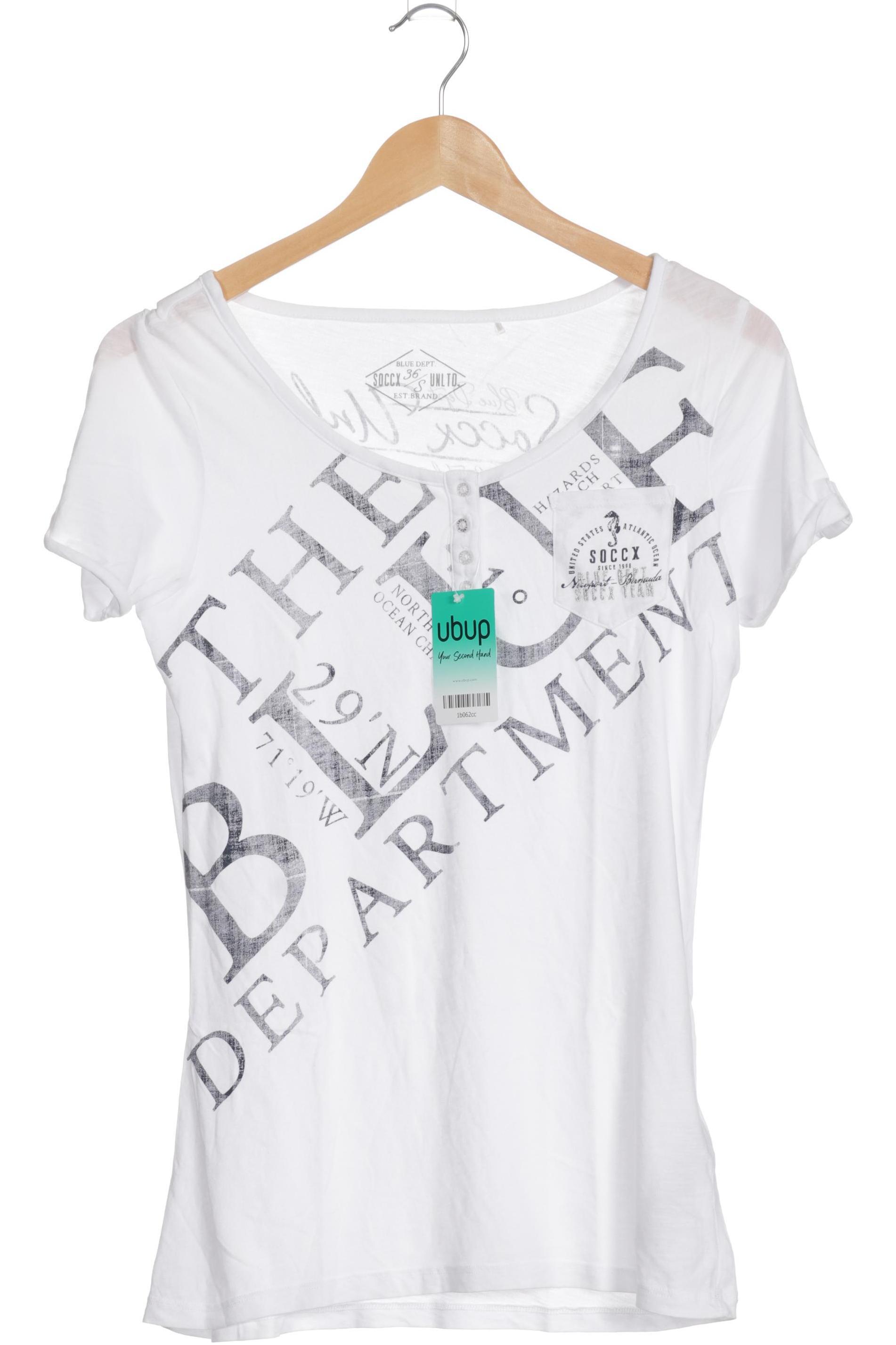 

Soccx Damen T-Shirt, weiß, Gr. 36