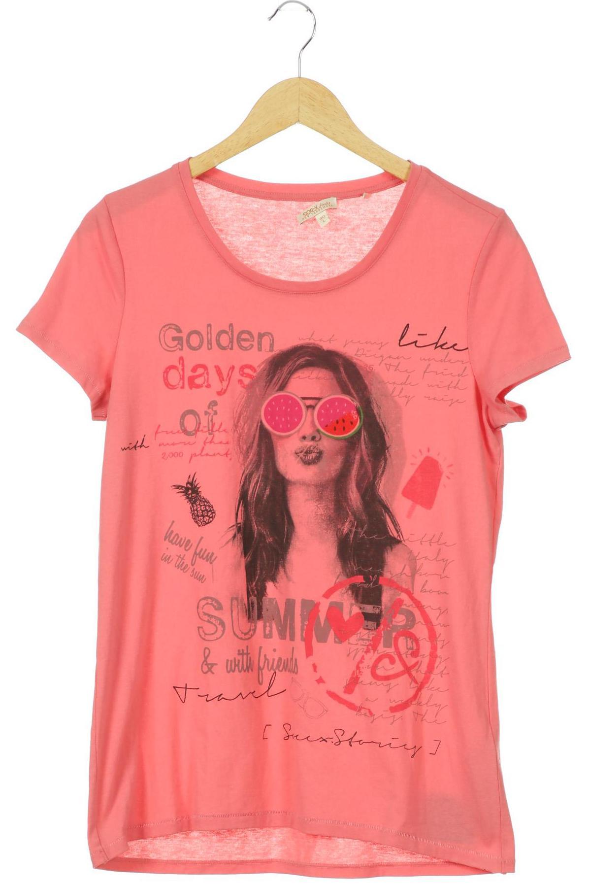 

Soccx Damen T-Shirt, pink, Gr. 40
