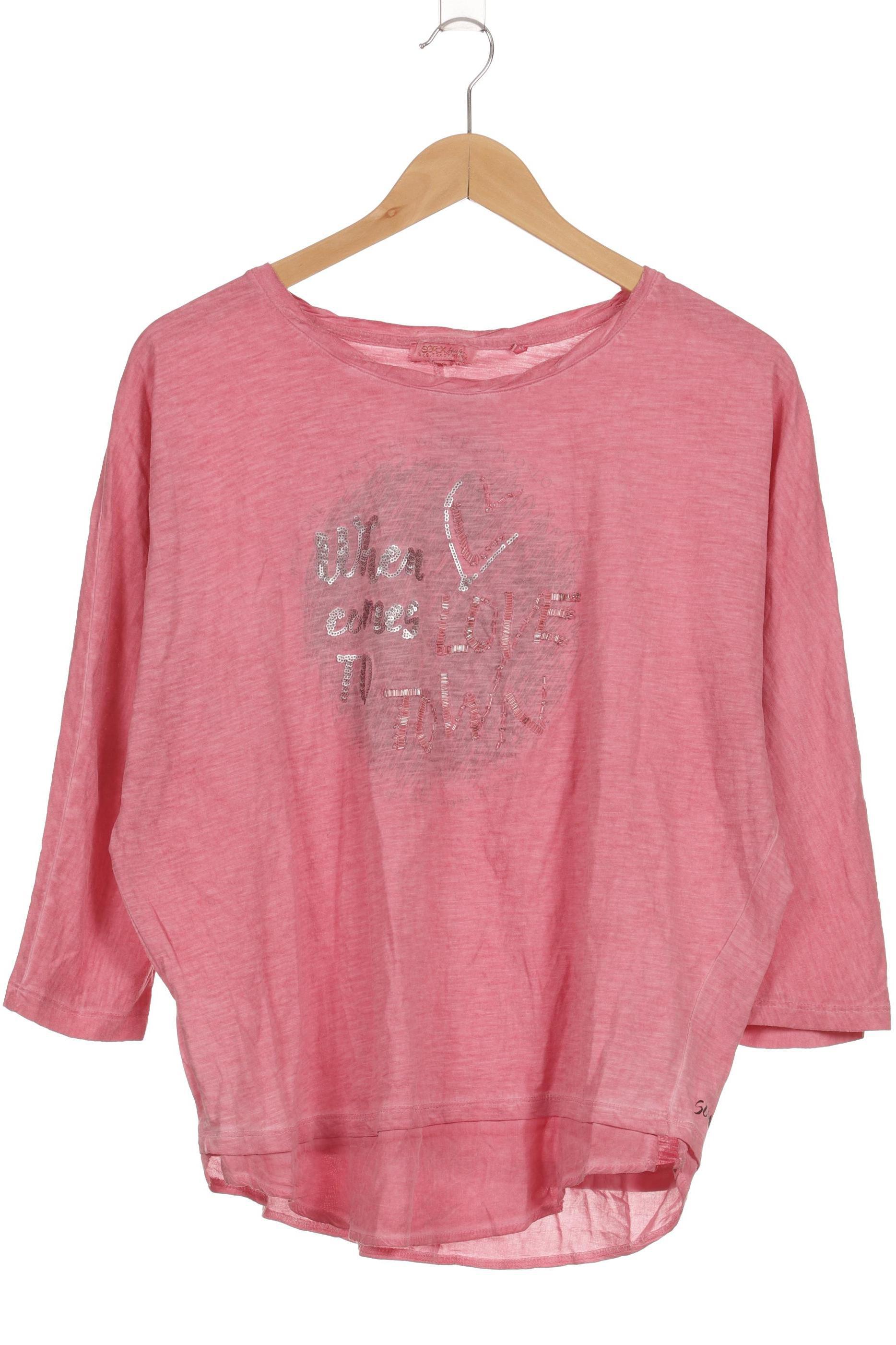 

Soccx Damen T-Shirt, pink, Gr.