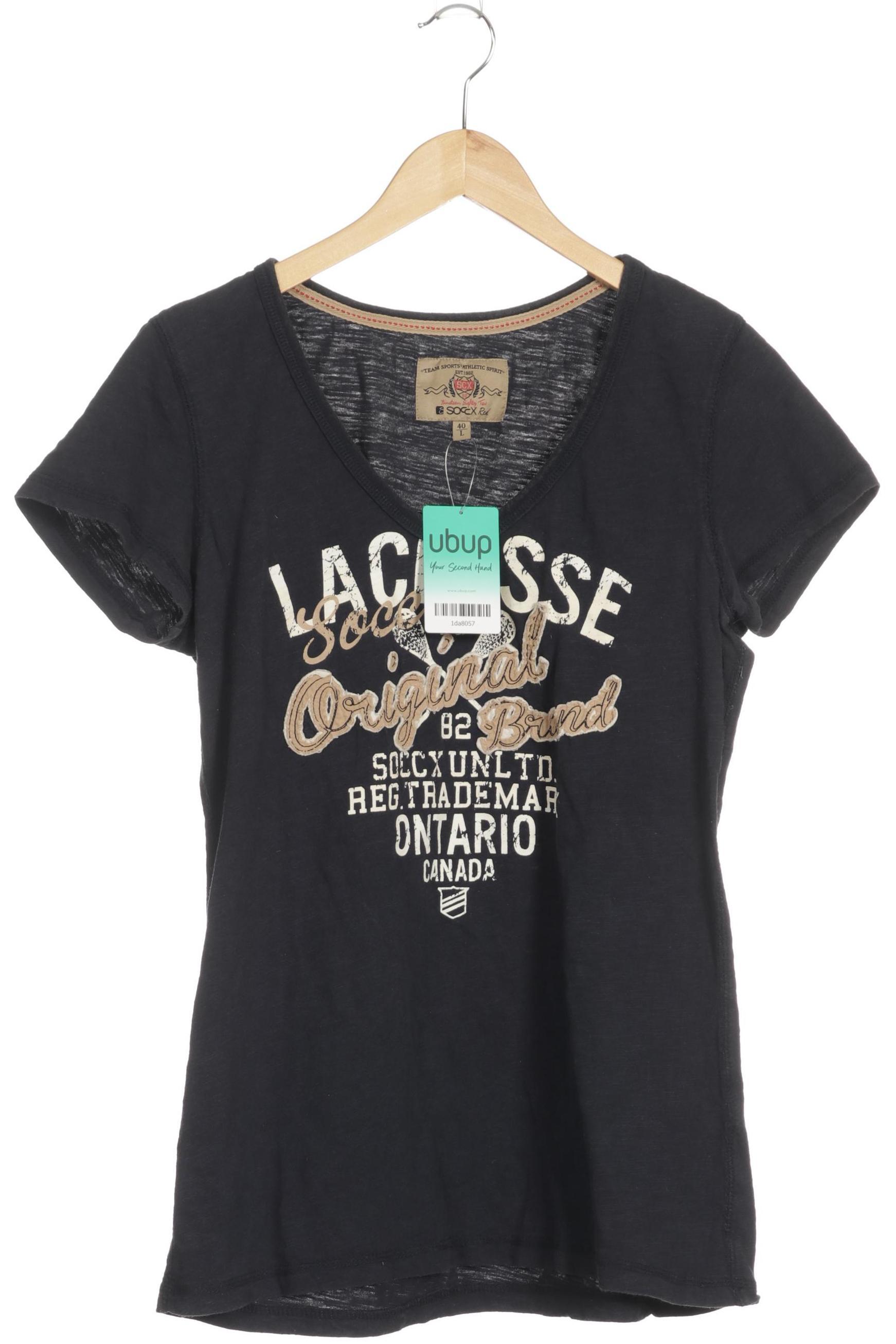 

Soccx Damen T-Shirt, blau, Gr.