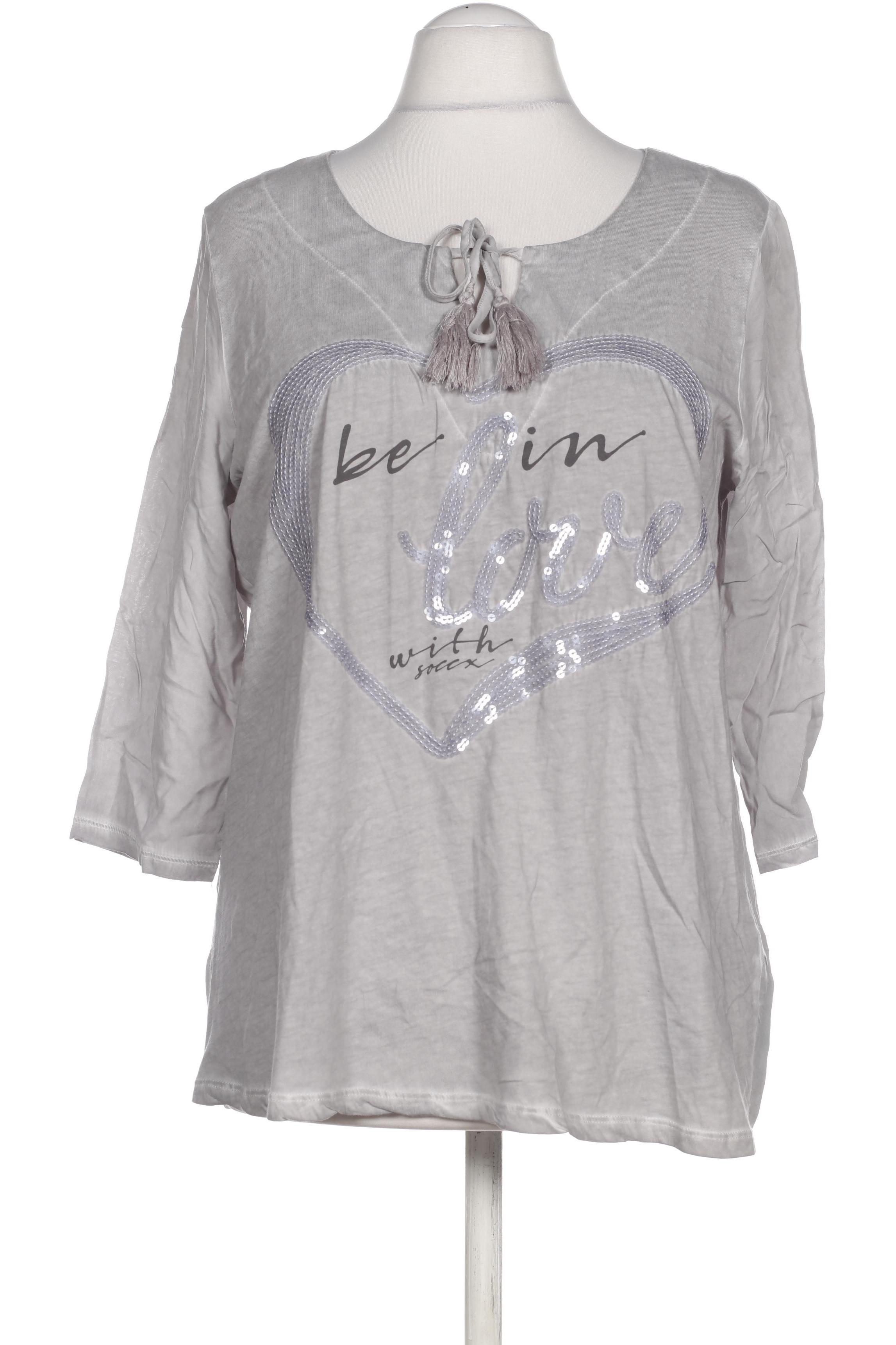 

Soccx Damen T-Shirt, grau, Gr.