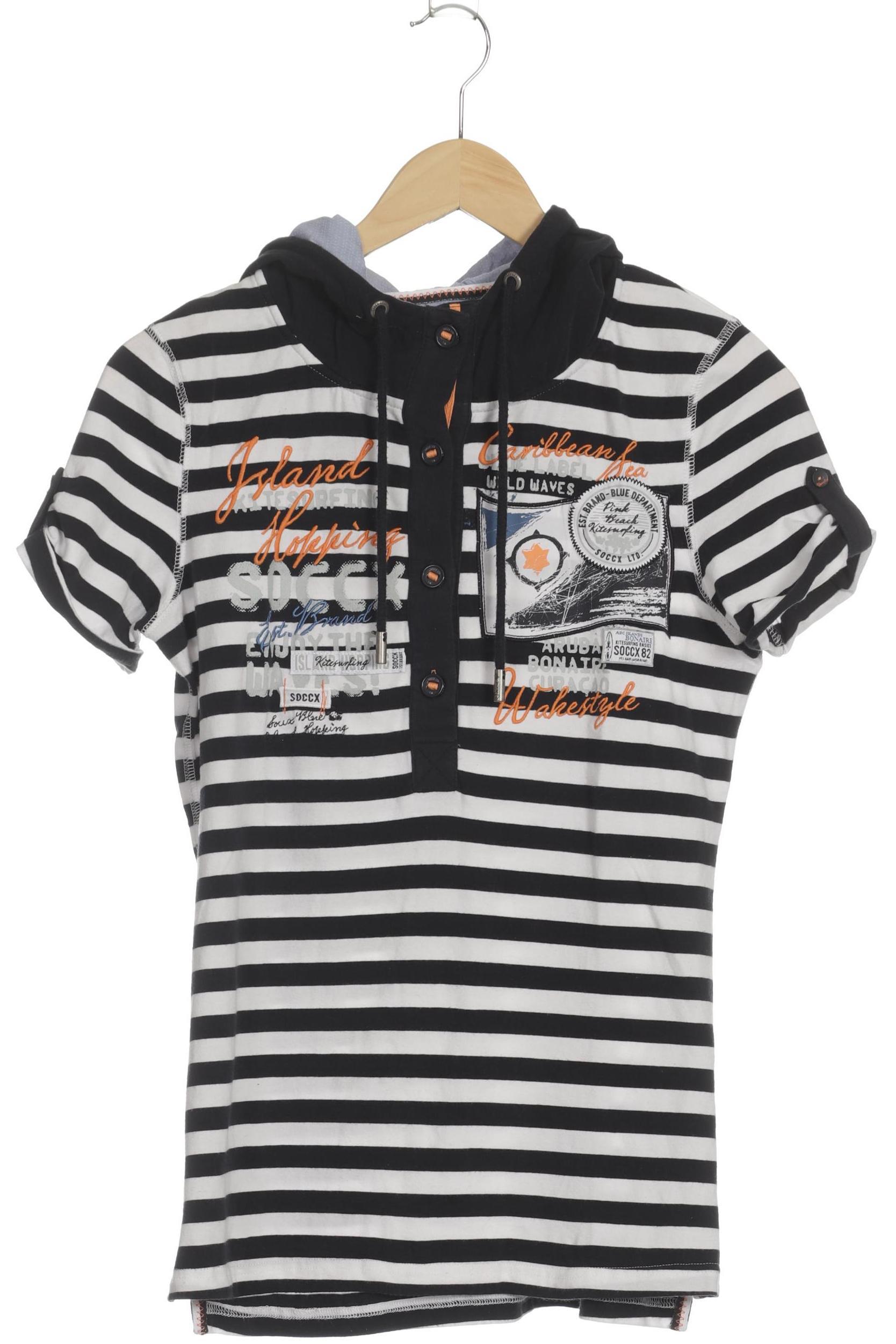 

Soccx Damen T-Shirt, blau, Gr.