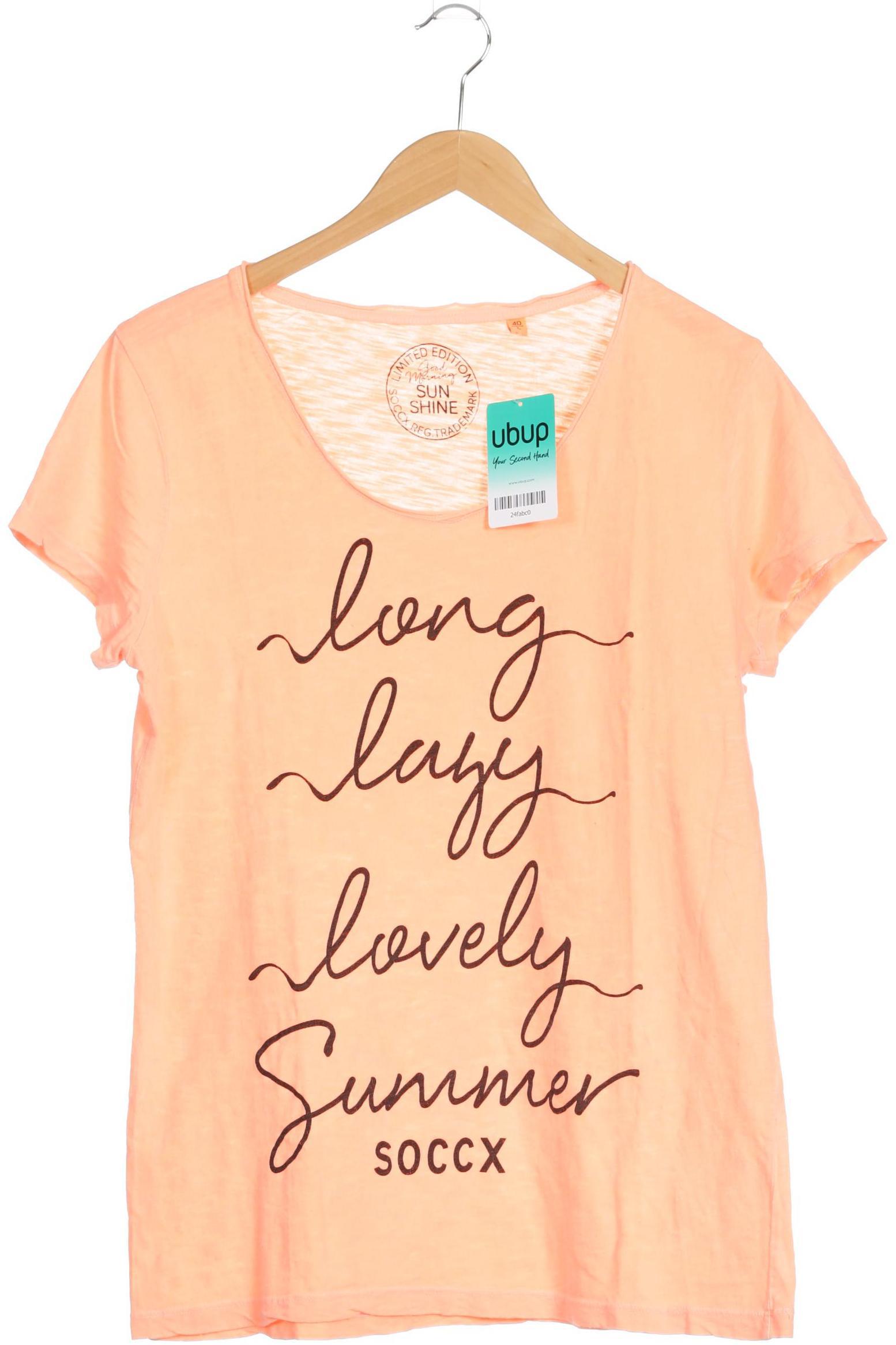 

Soccx Damen T-Shirt, orange, Gr. 40