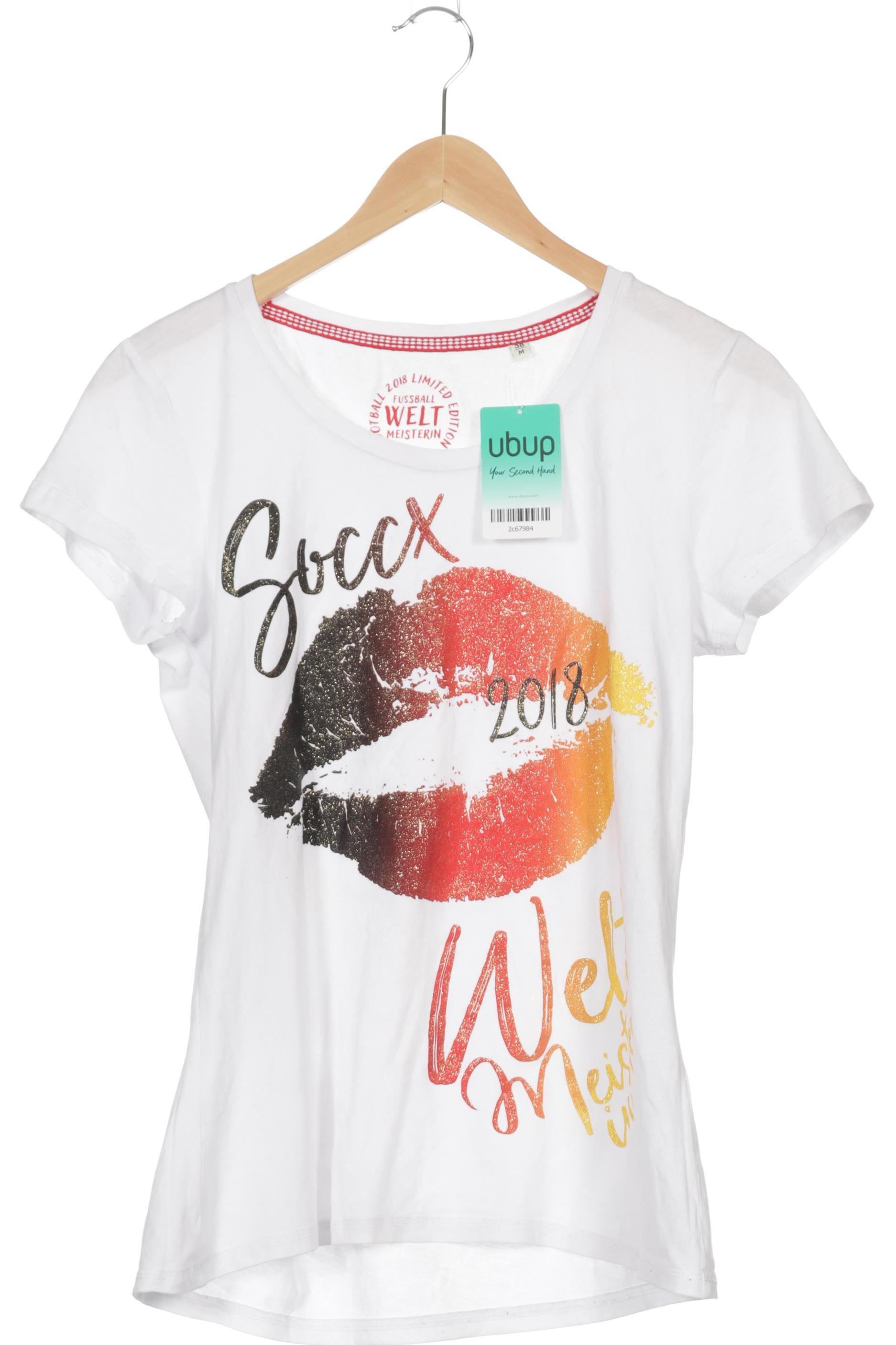 

Soccx Damen T-Shirt, weiß, Gr. 38