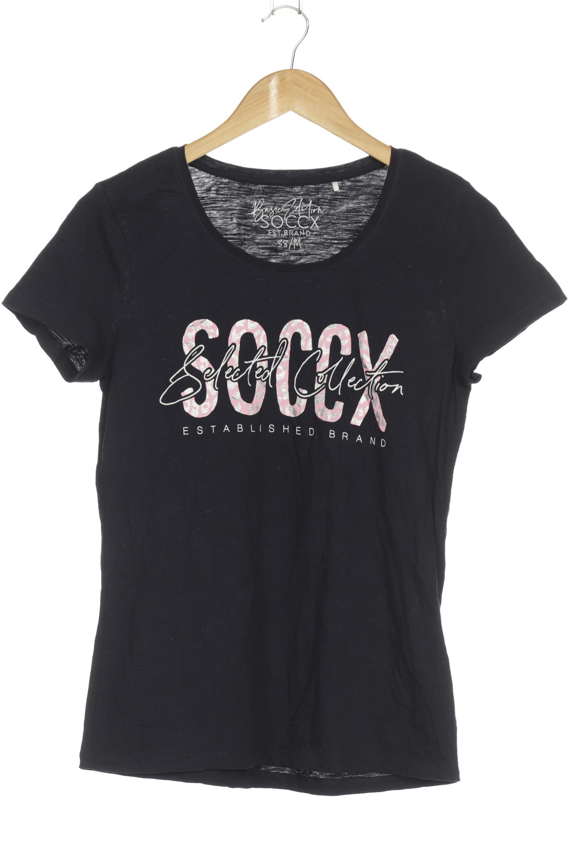 

Soccx Damen T-Shirt, blau, Gr.