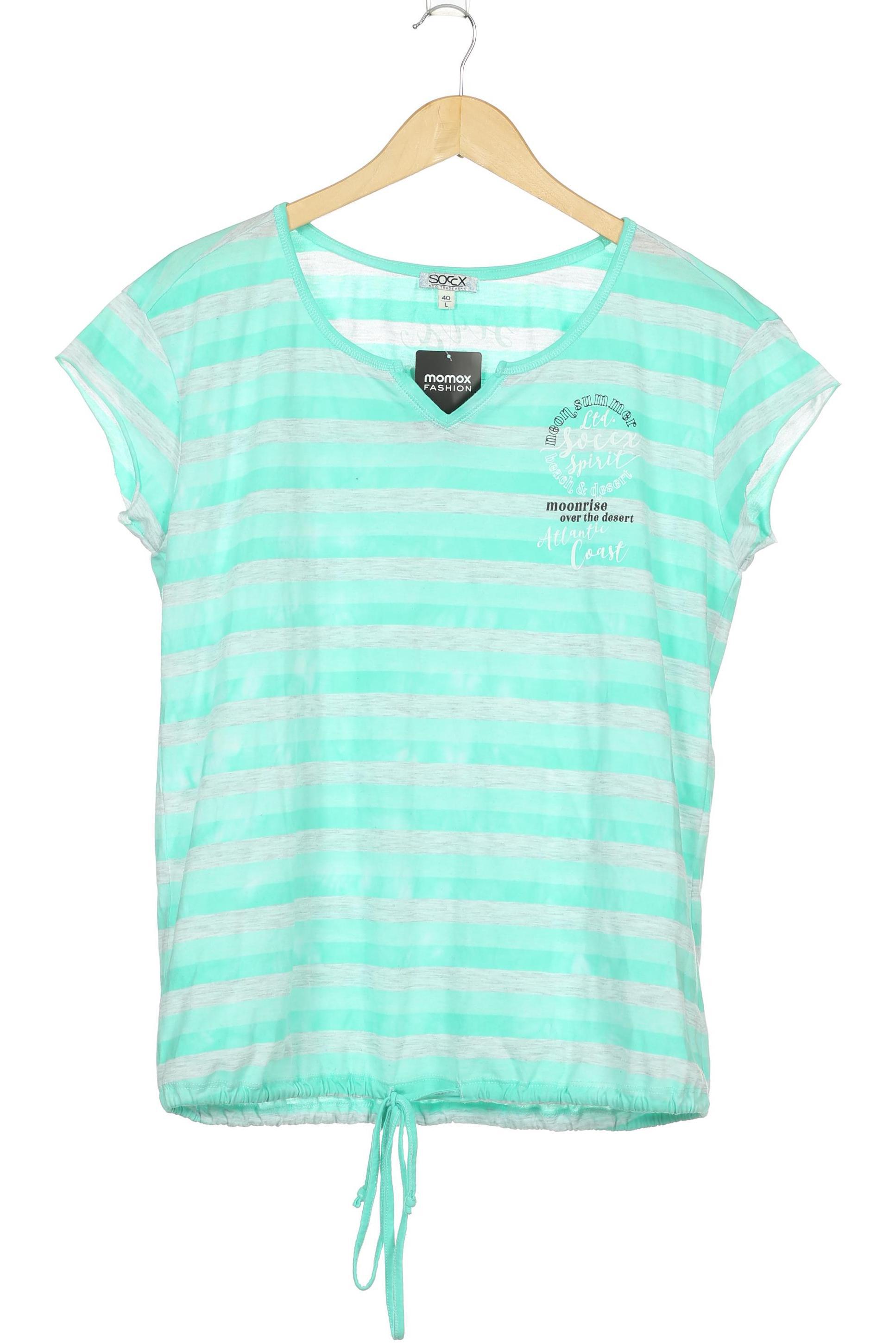 

Soccx Damen T-Shirt, grün, Gr. 40