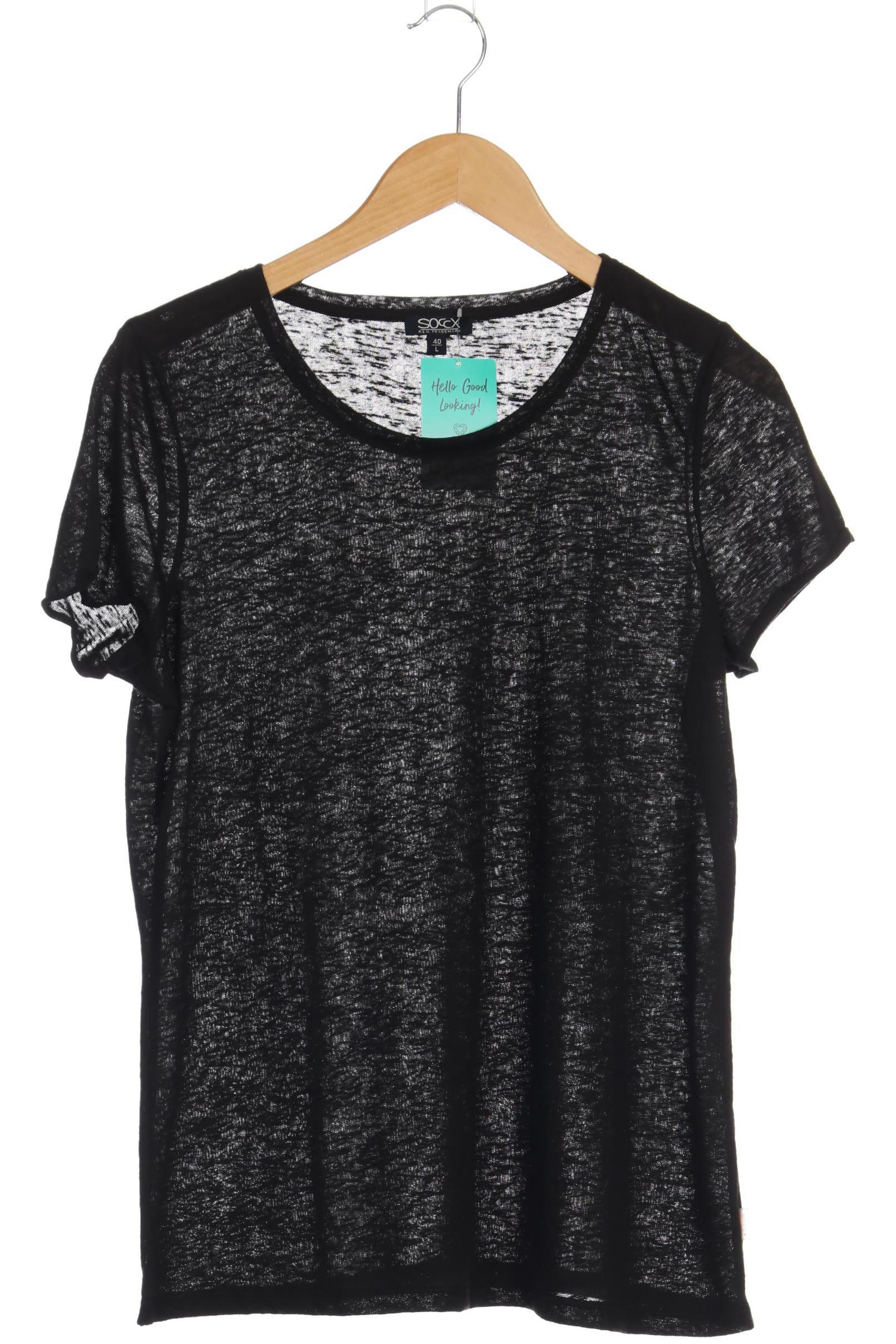 

Soccx Damen T-Shirt, schwarz, Gr.
