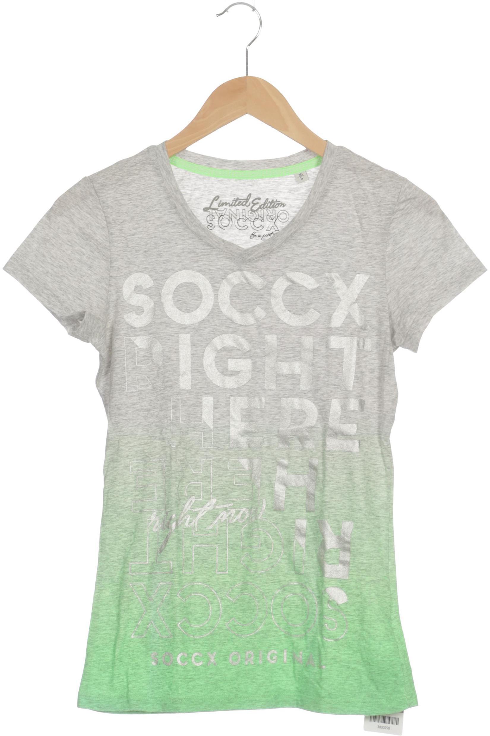 

Soccx Damen T-Shirt, grau, Gr.