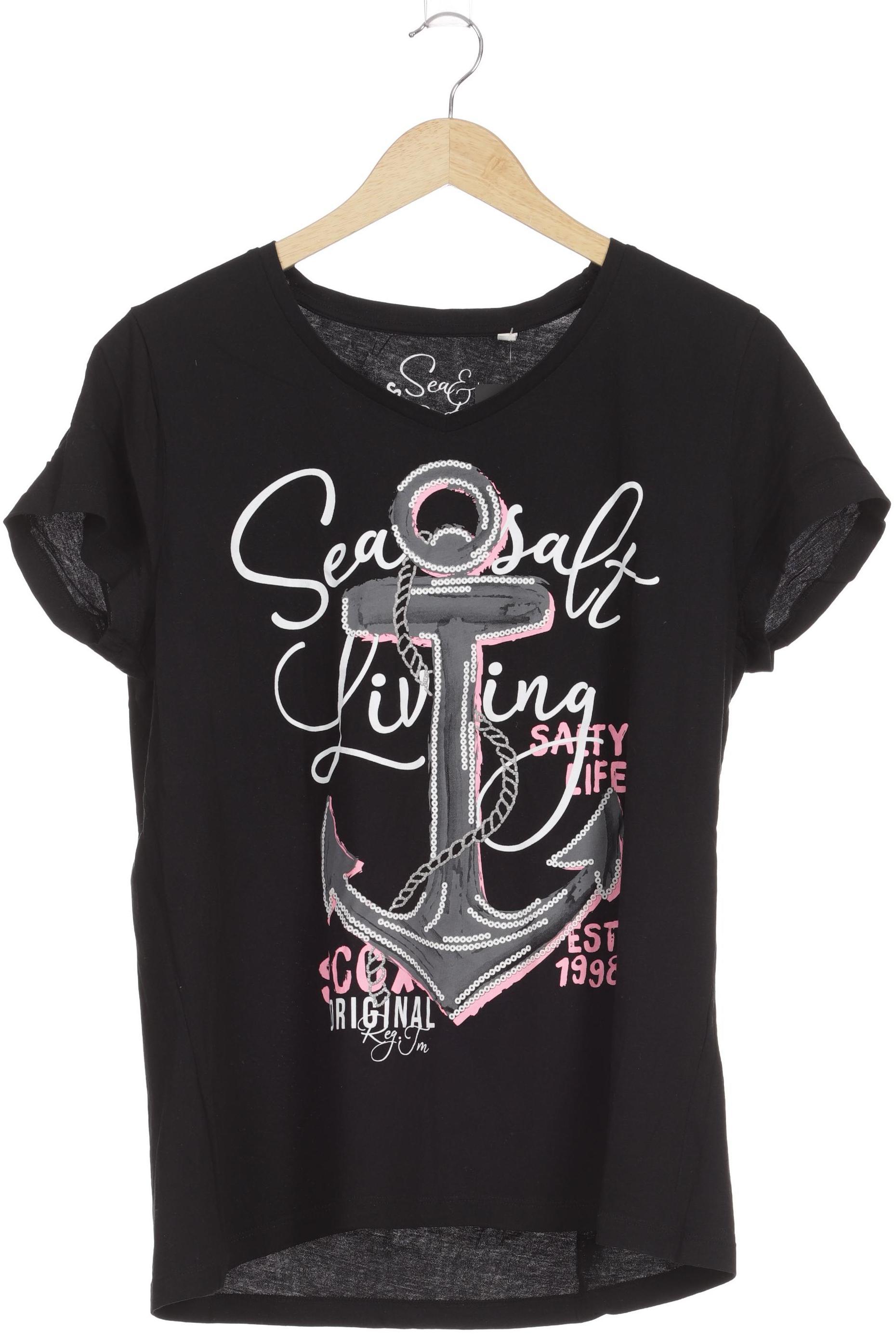 

Soccx Damen T-Shirt, schwarz, Gr. 44