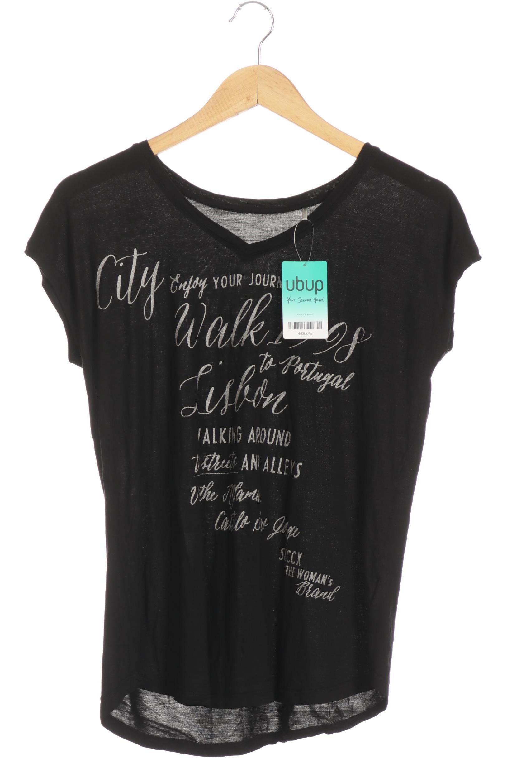 

Soccx Damen T-Shirt, schwarz, Gr. 38