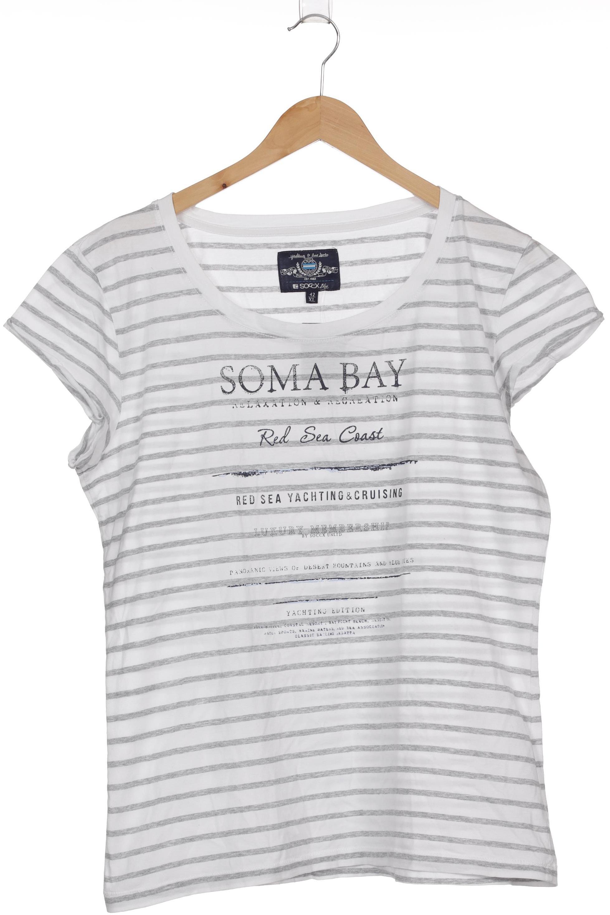 

Soccx Damen T-Shirt, weiß, Gr.