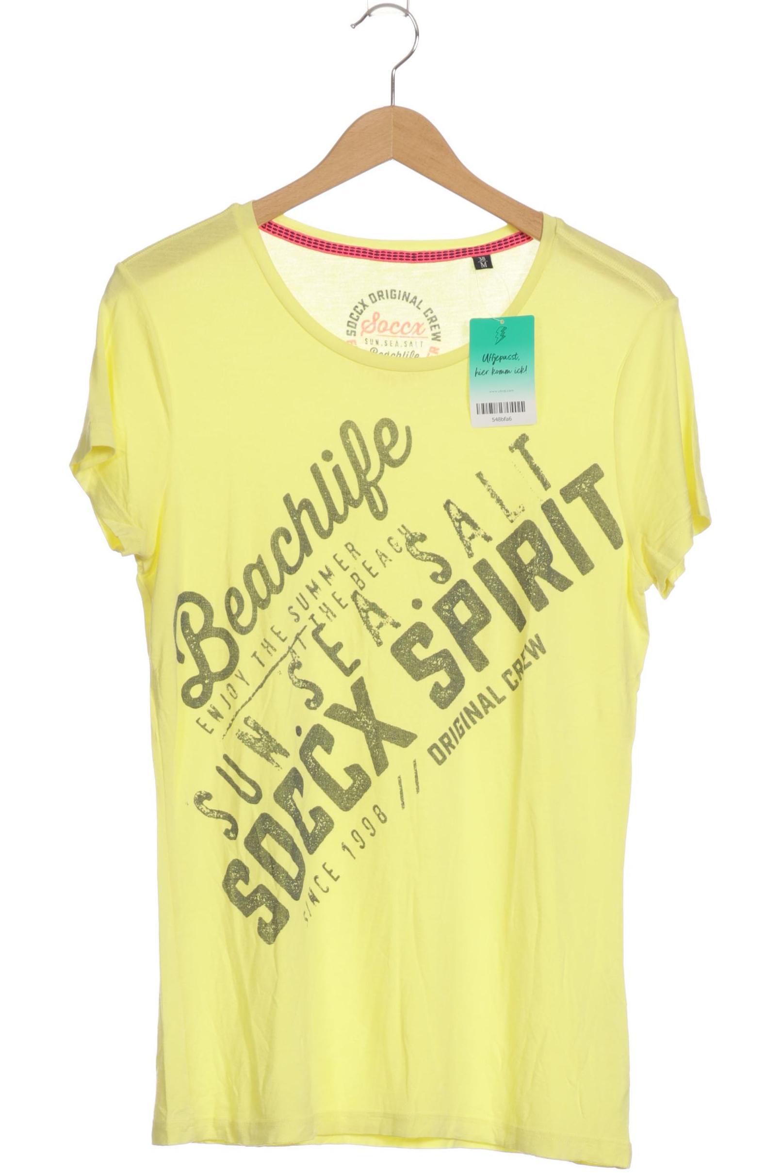 

Soccx Damen T-Shirt, gelb, Gr.