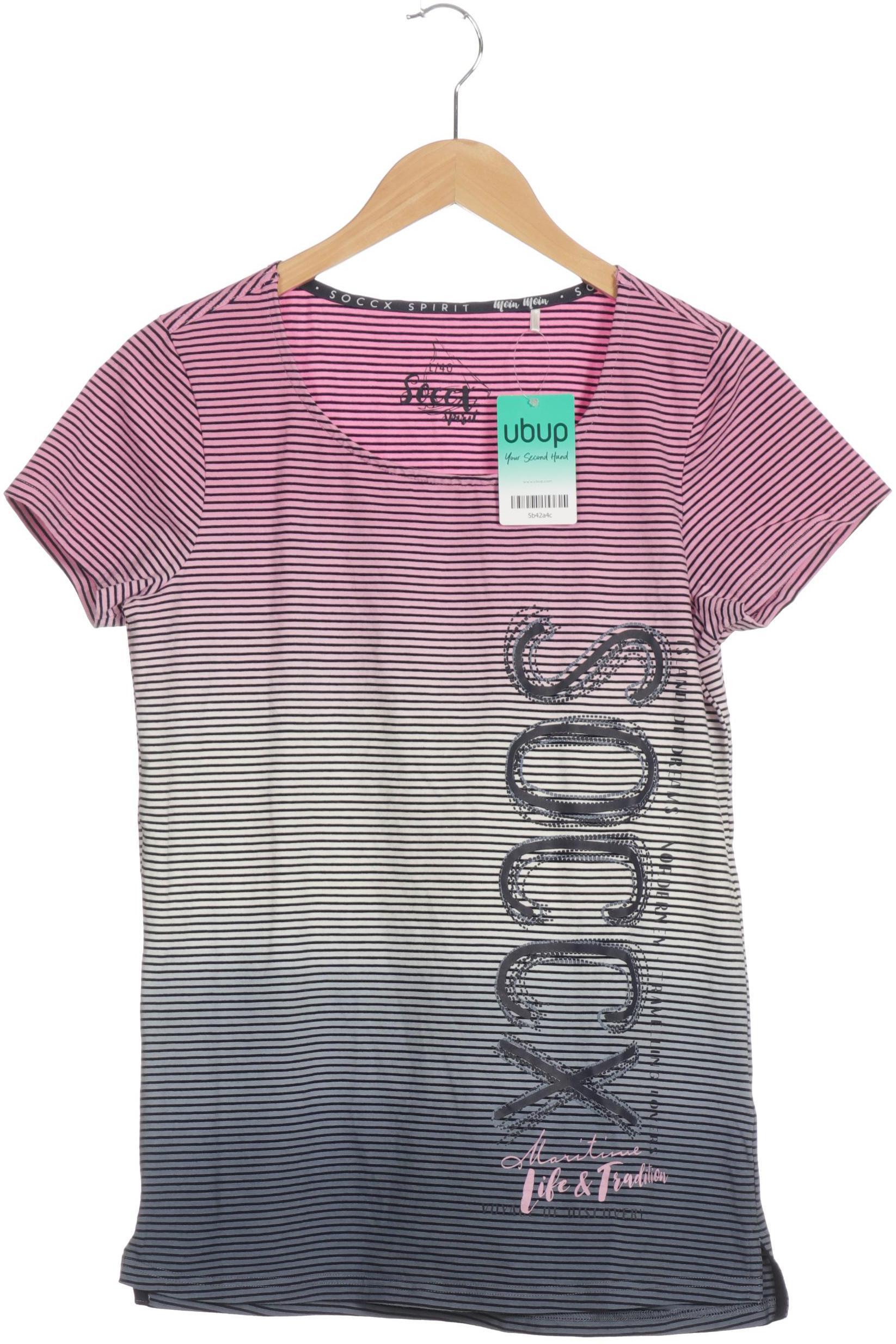 

Soccx Damen T-Shirt, pink, Gr.