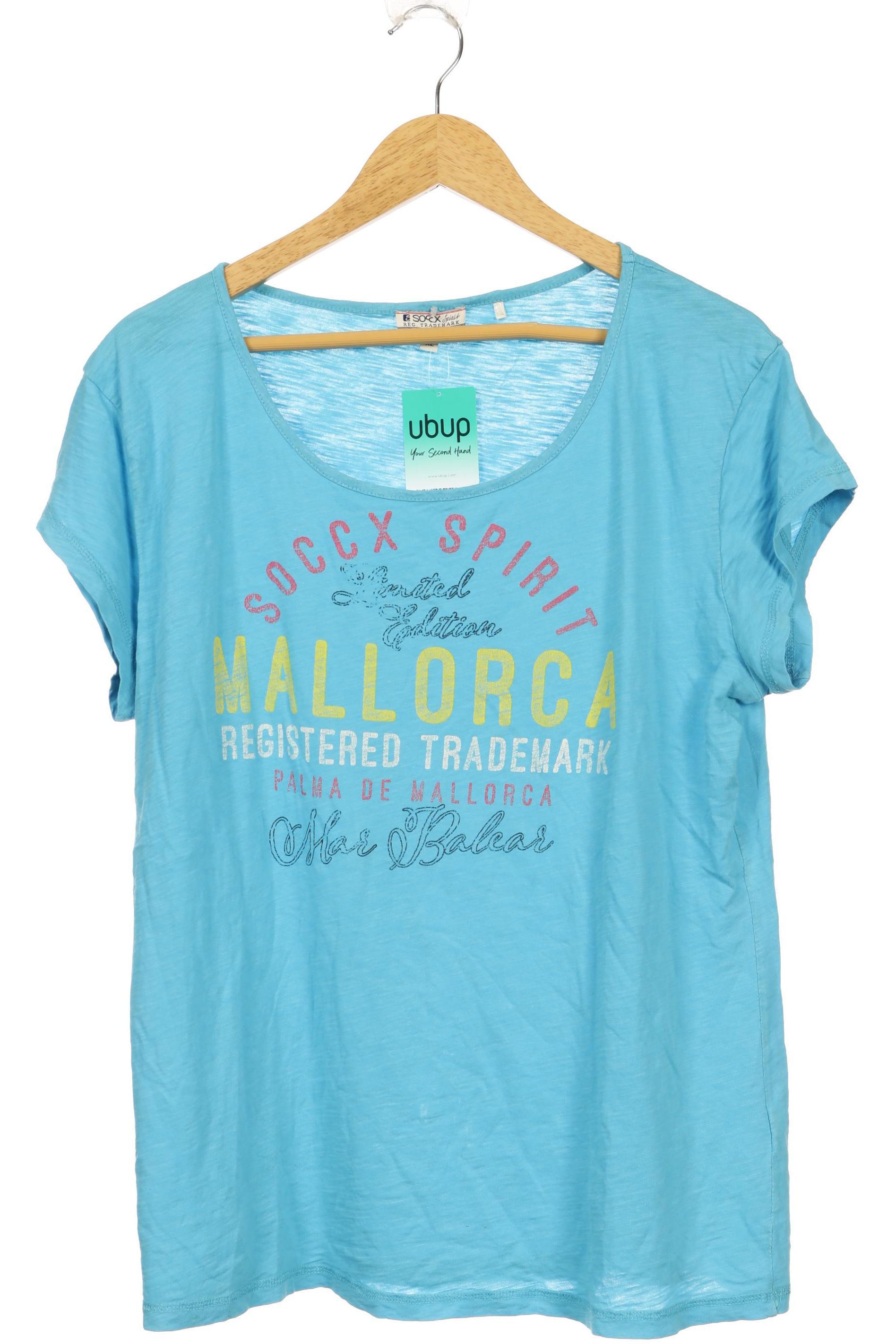 

Soccx Damen T-Shirt, blau, Gr. 42