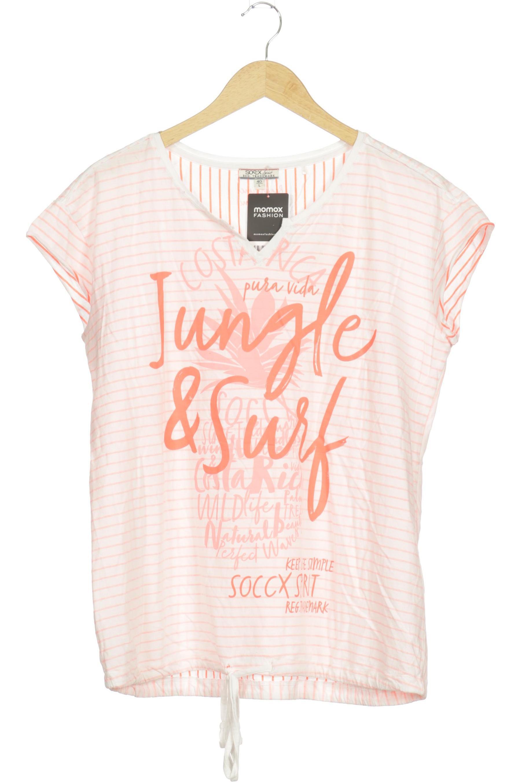 

Soccx Damen T-Shirt, orange, Gr. 40