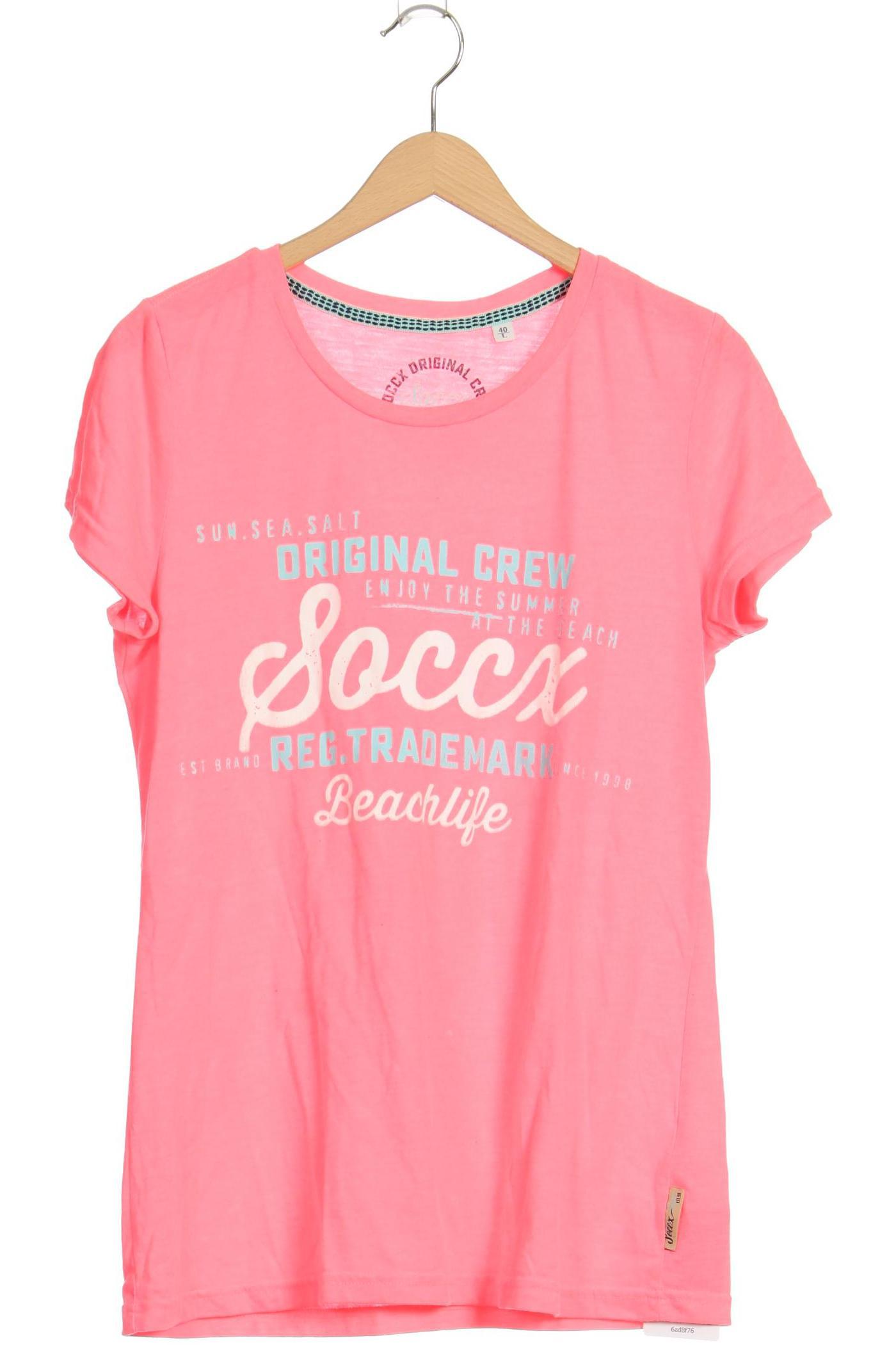 

Soccx Damen T-Shirt, pink, Gr. 40