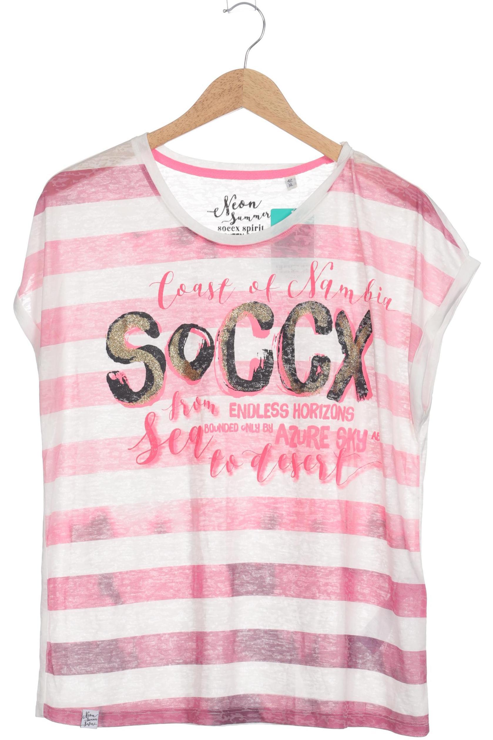 

Soccx Damen T-Shirt, pink, Gr. 42