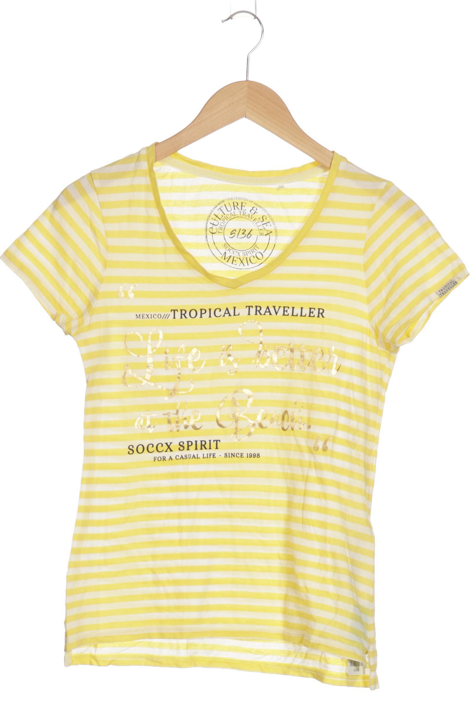 

Soccx Damen T-Shirt, gelb, Gr.