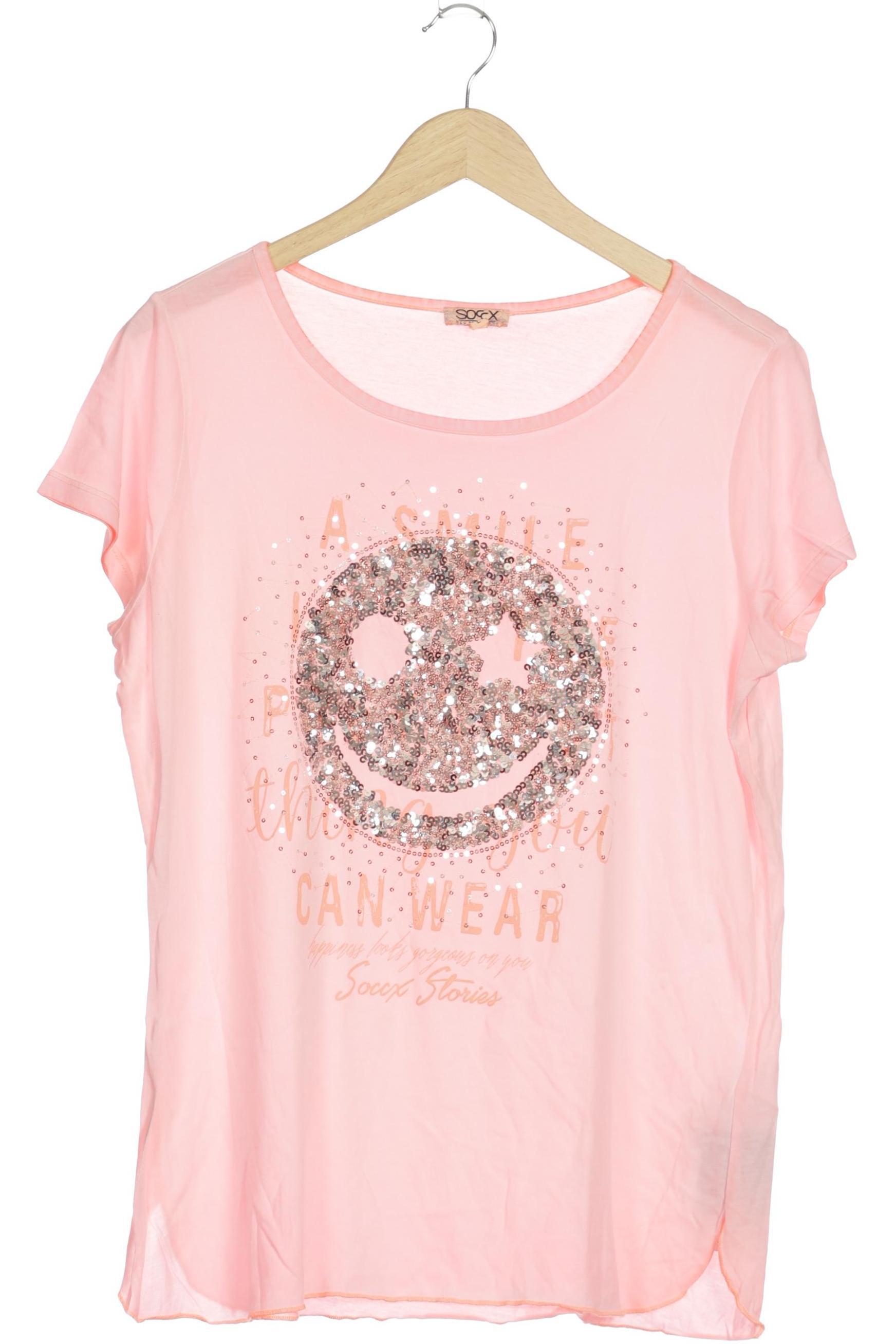 

Soccx Damen T-Shirt, pink, Gr. 40