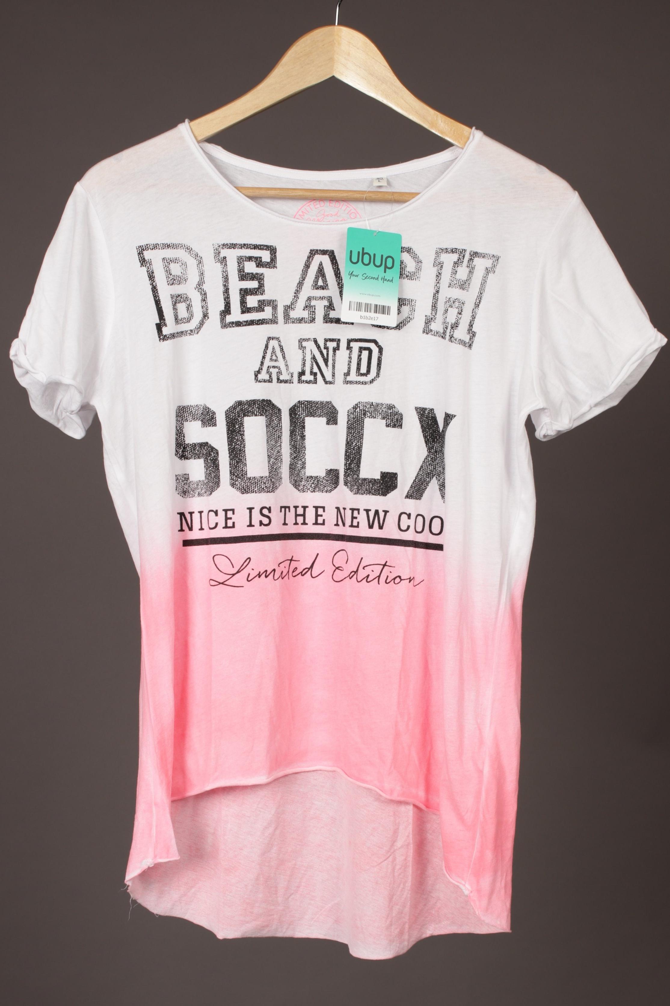 

Soccx Damen T-Shirt, pink, Gr.