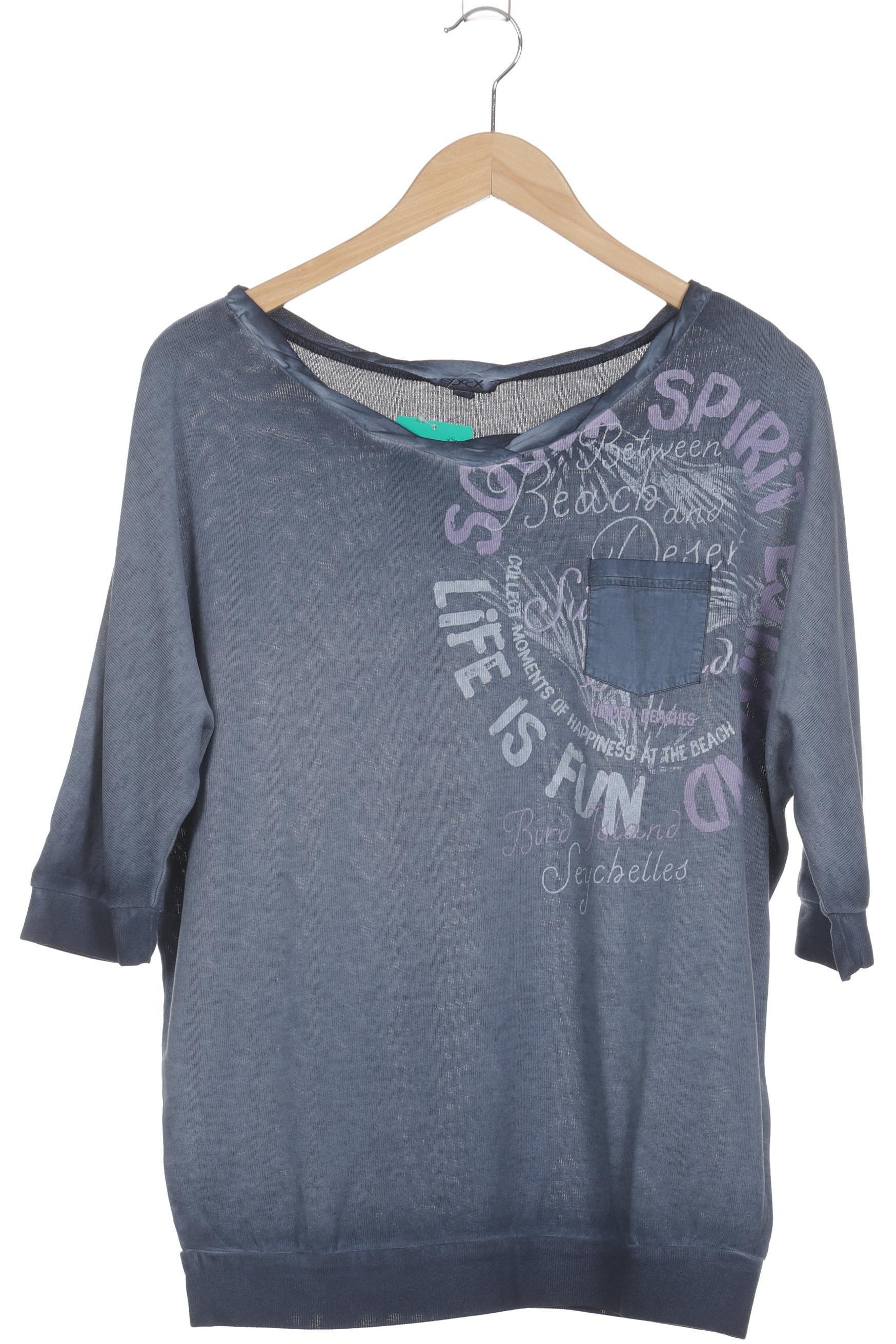 

Soccx Damen Sweatshirt, blau, Gr.
