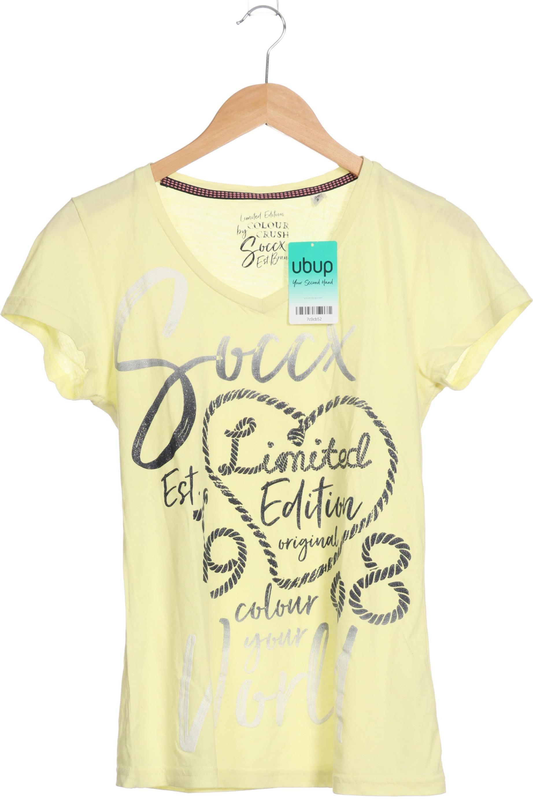 

Soccx Damen T-Shirt, gelb, Gr.