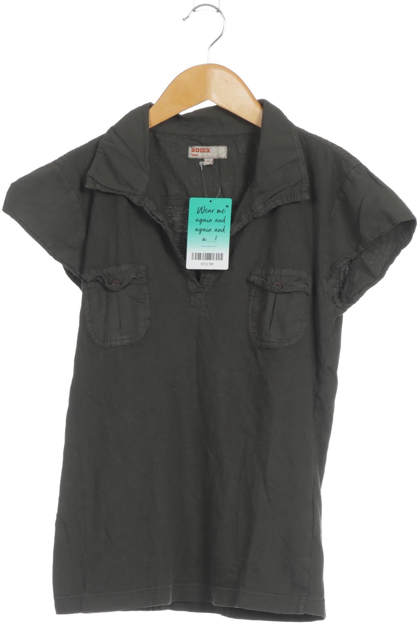 

Soccx Damen T-Shirt, grün, Gr.