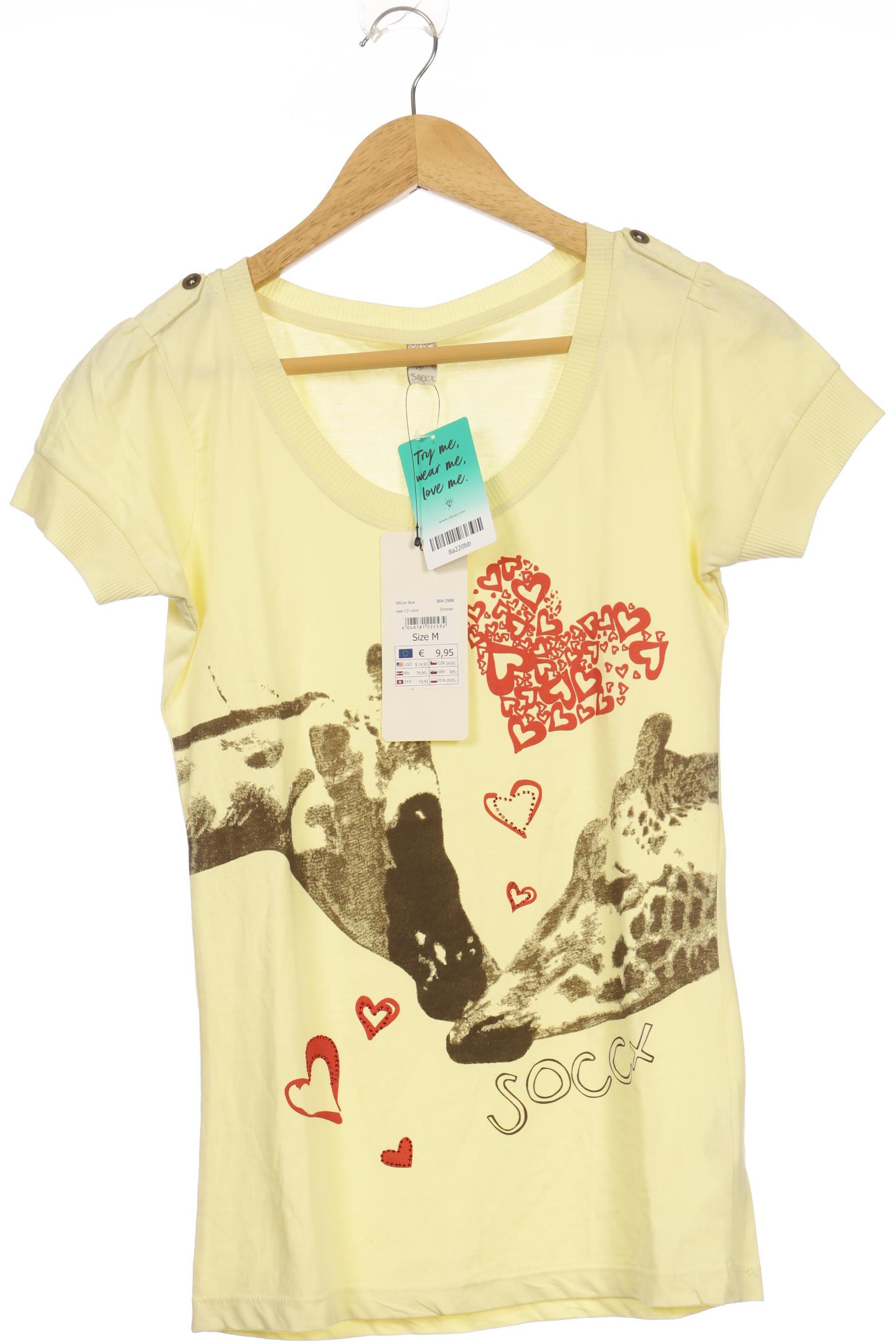 

Soccx Damen T-Shirt, gelb, Gr.