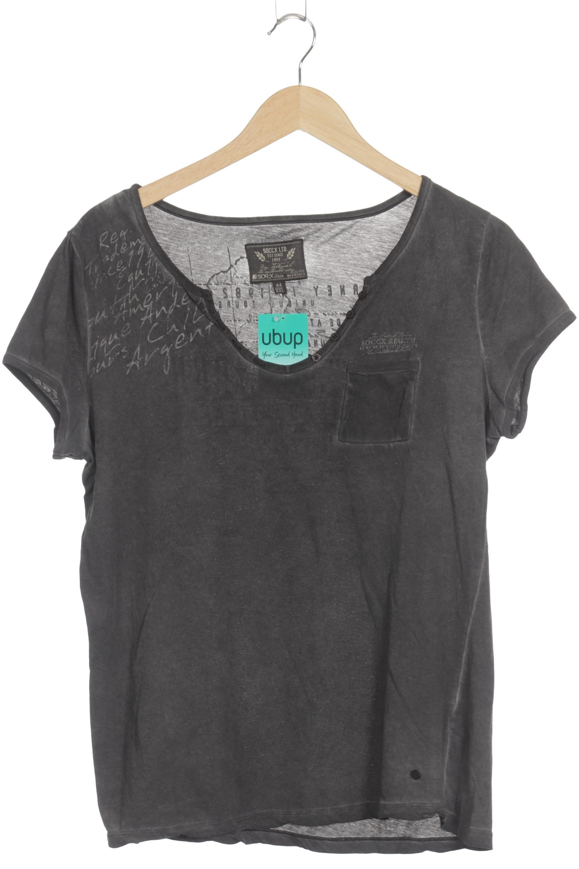 

Soccx Damen T-Shirt, grau, Gr. 44