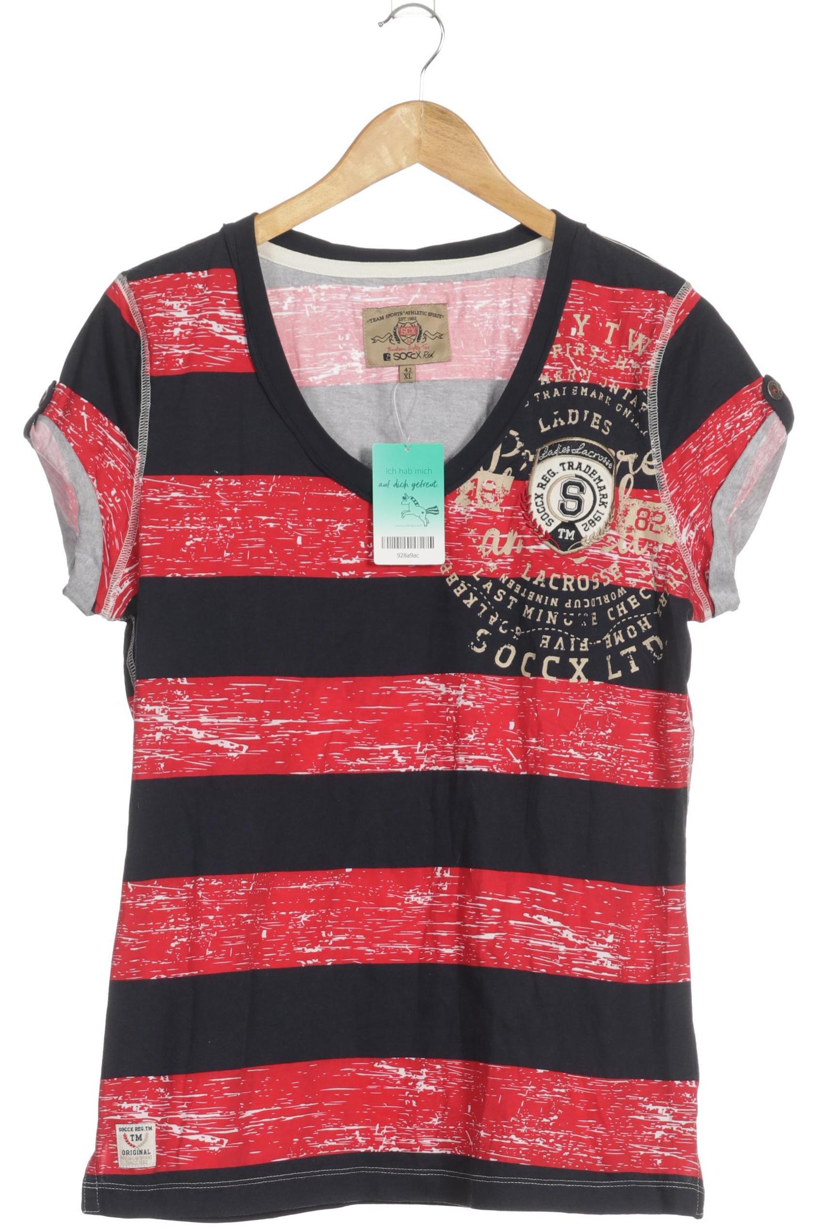 

Soccx Damen T-Shirt, mehrfarbig, Gr.