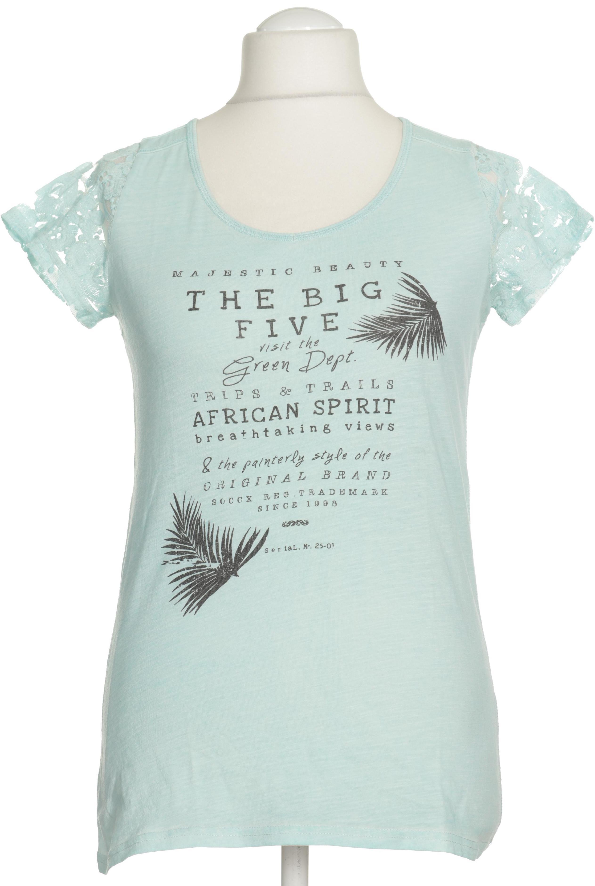 

Soccx Damen T-Shirt, blau, Gr. 38