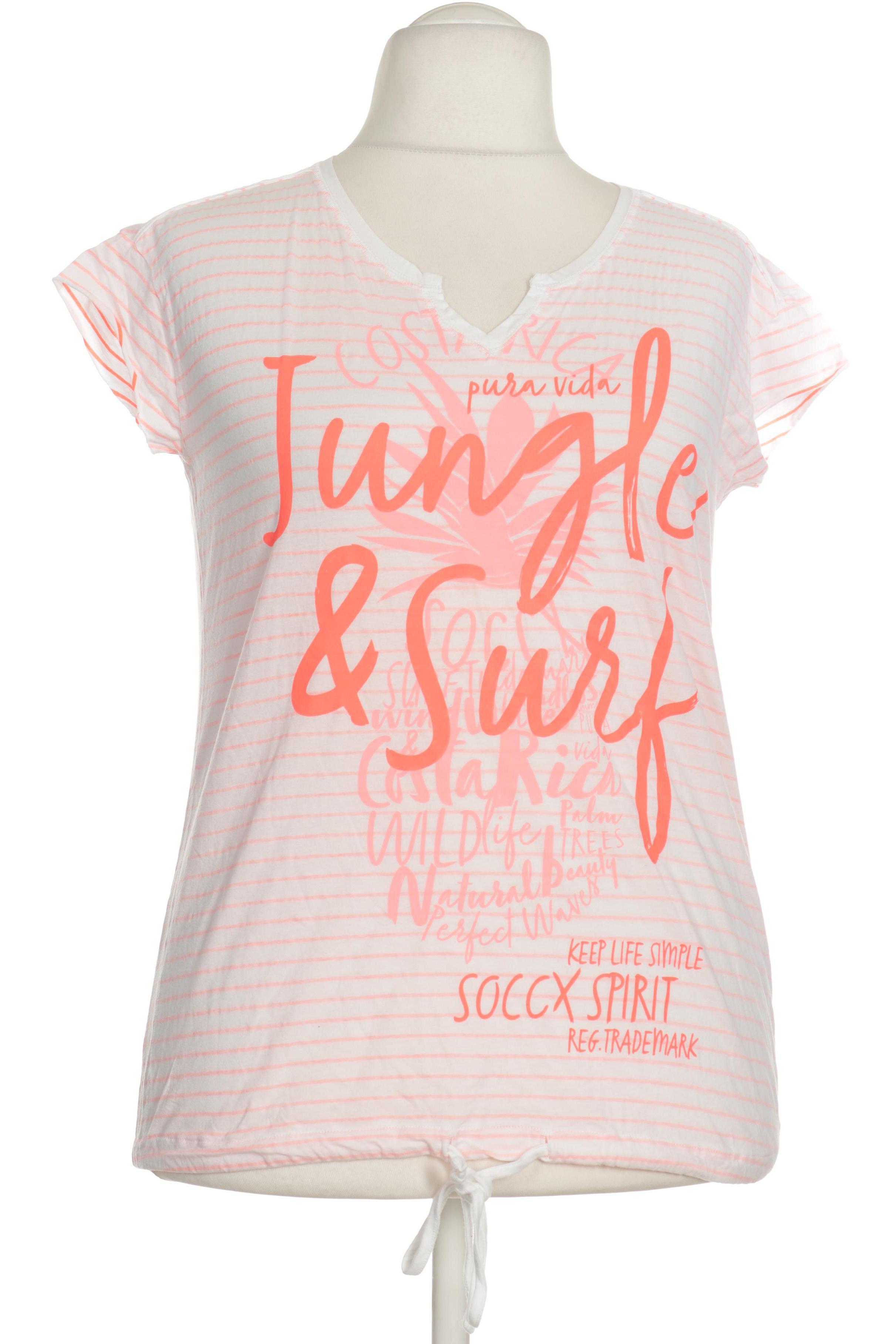 

Soccx Damen T-Shirt, weiß, Gr.