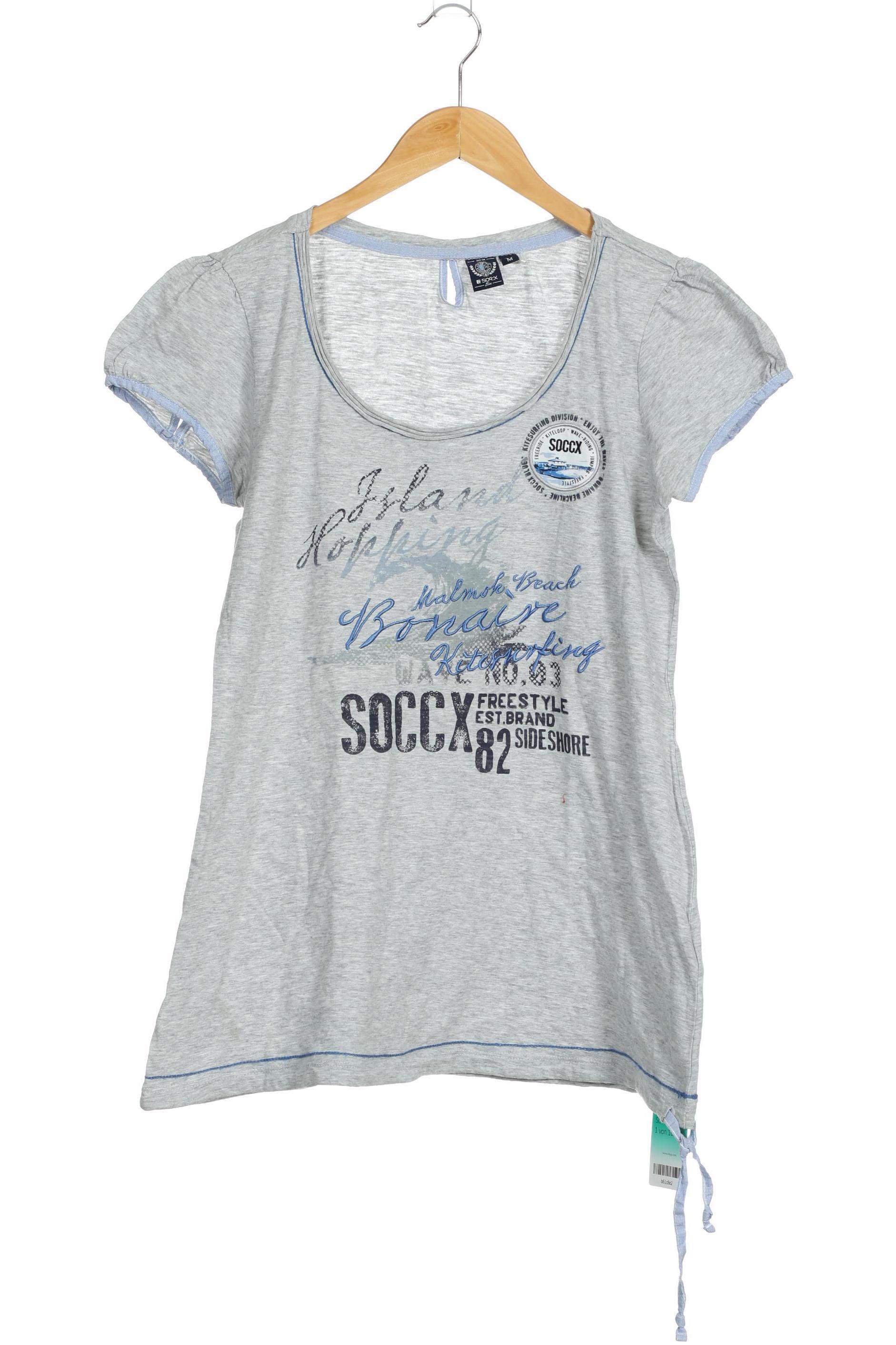 

Soccx Damen T-Shirt, grau, Gr.