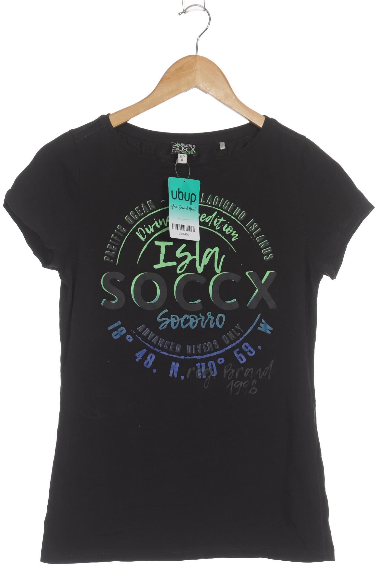 

Soccx Damen T-Shirt, schwarz, Gr. 36