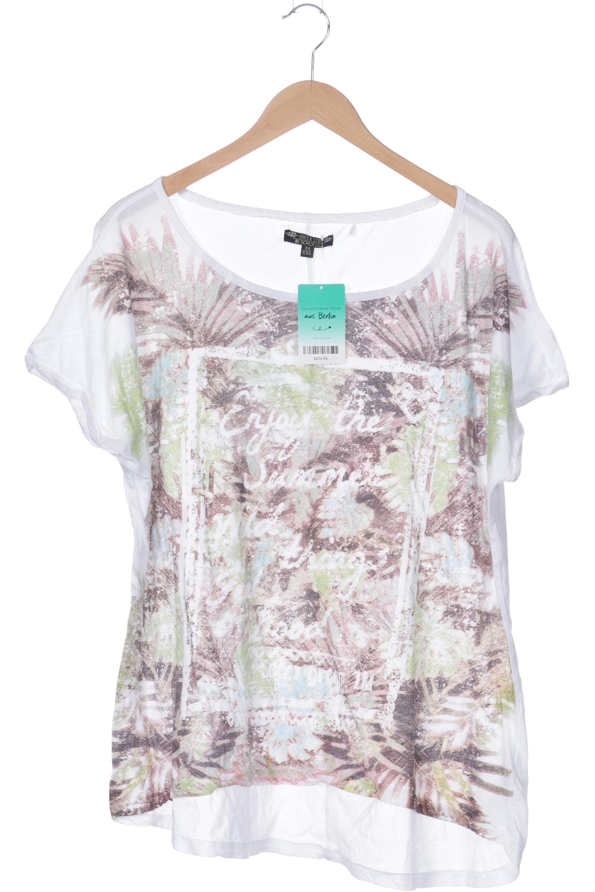 

Soccx Damen T-Shirt, braun, Gr.