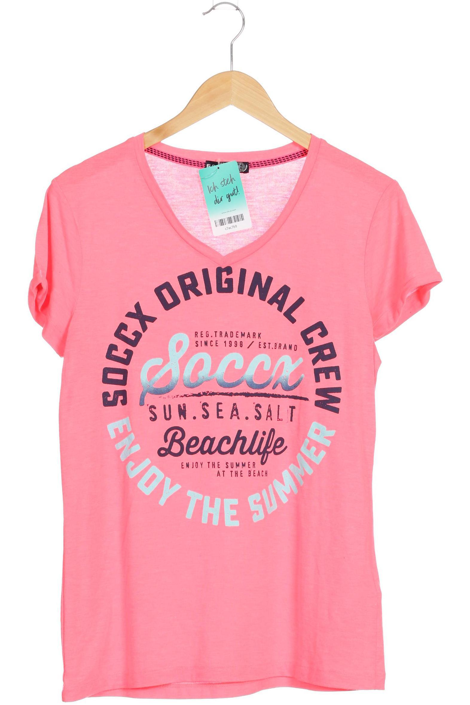 

Soccx Damen T-Shirt, pink, Gr. 40