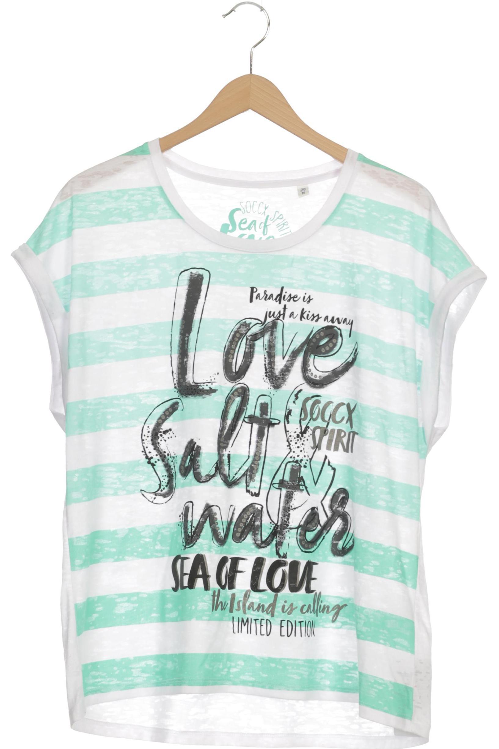 

Soccx Damen T-Shirt, grün, Gr. 38