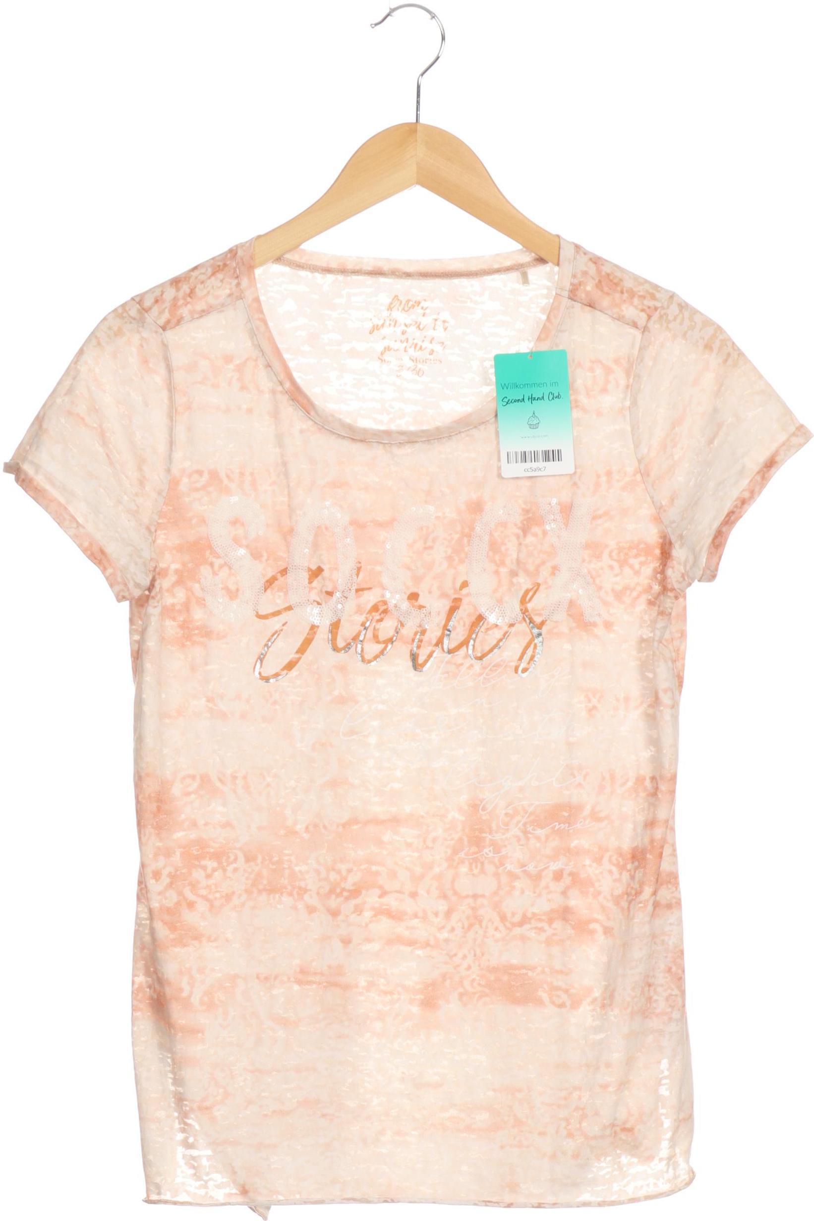 

Soccx Damen T-Shirt, beige, Gr. 36